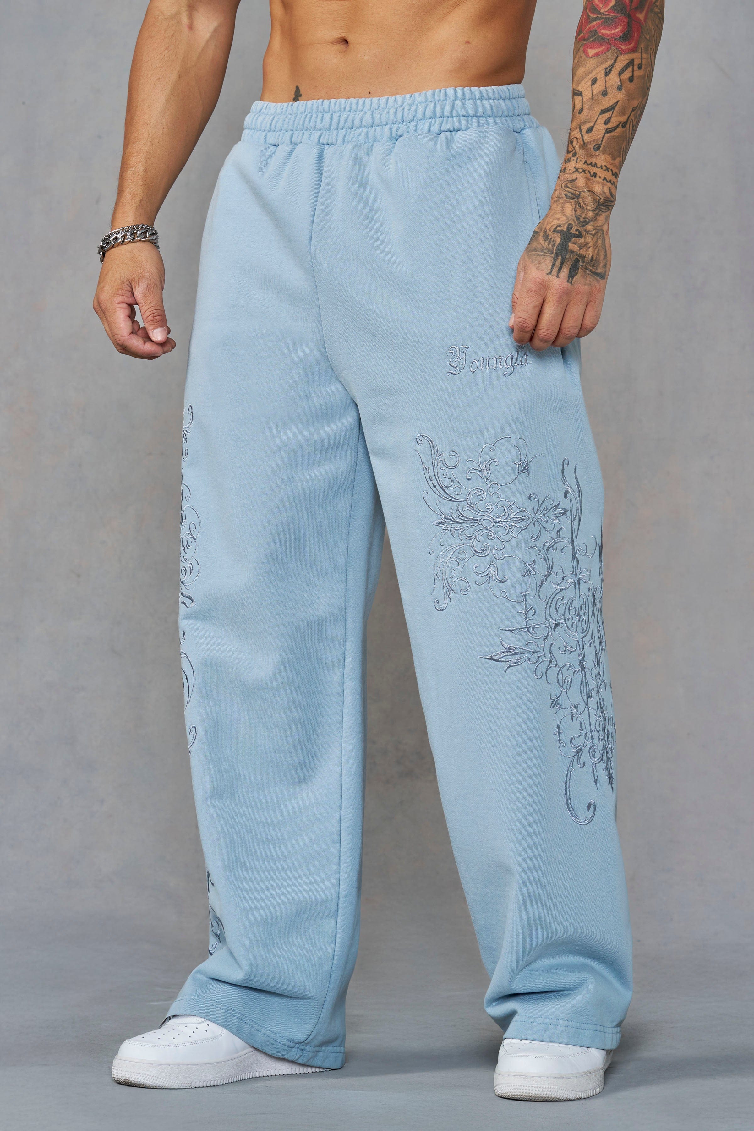 2061 - Threadmark Sweats - Grey Blue Wash
