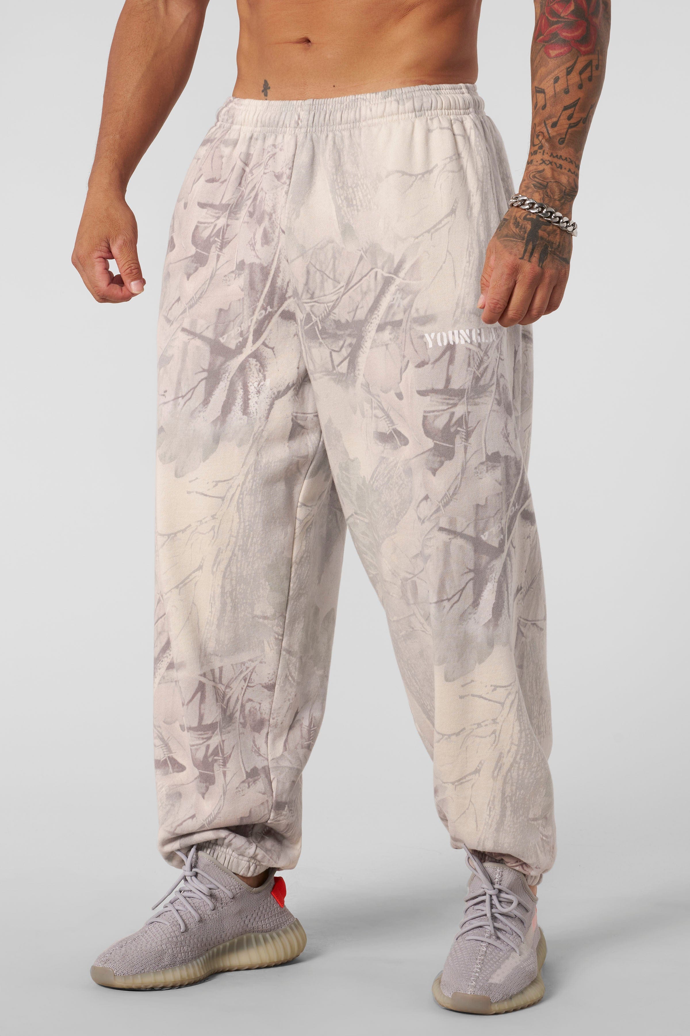 2063 - Tree Camo Collection - Baggy Joggers - Desert Tan Tree Camo