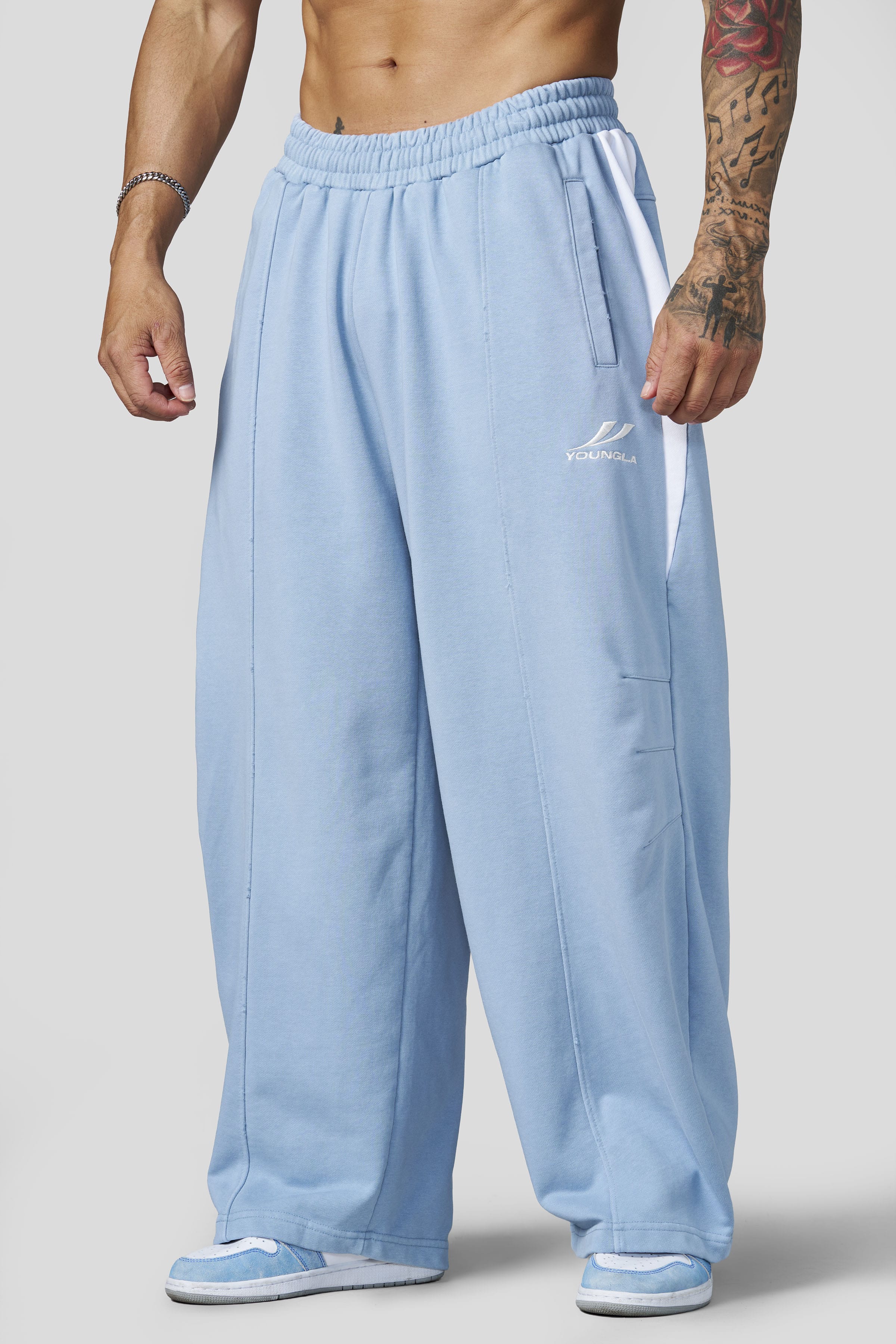 2071 - Baggy Ass Sweats - Light Blue Wash