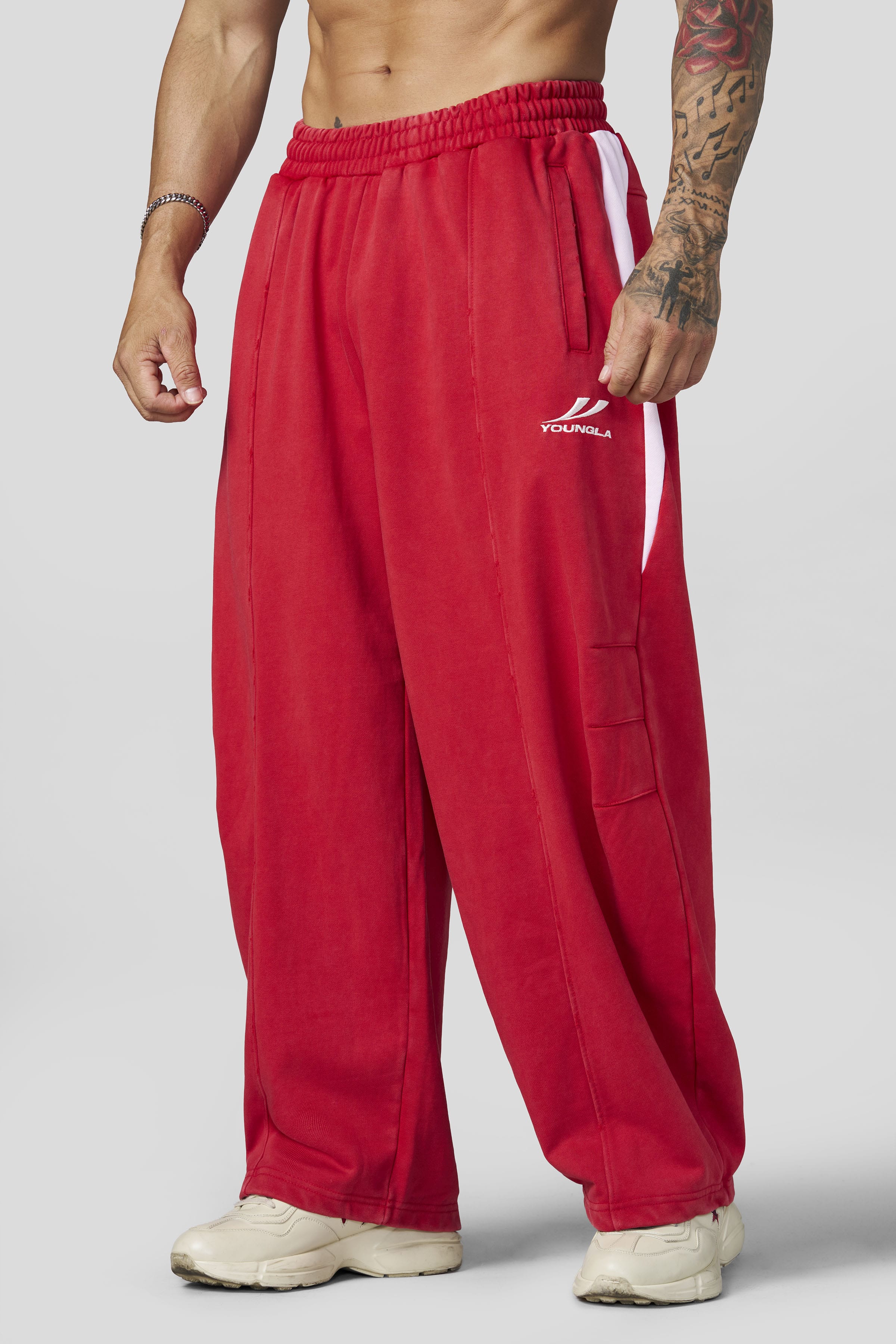 2071 - Baggy Ass Sweats - Red Wash