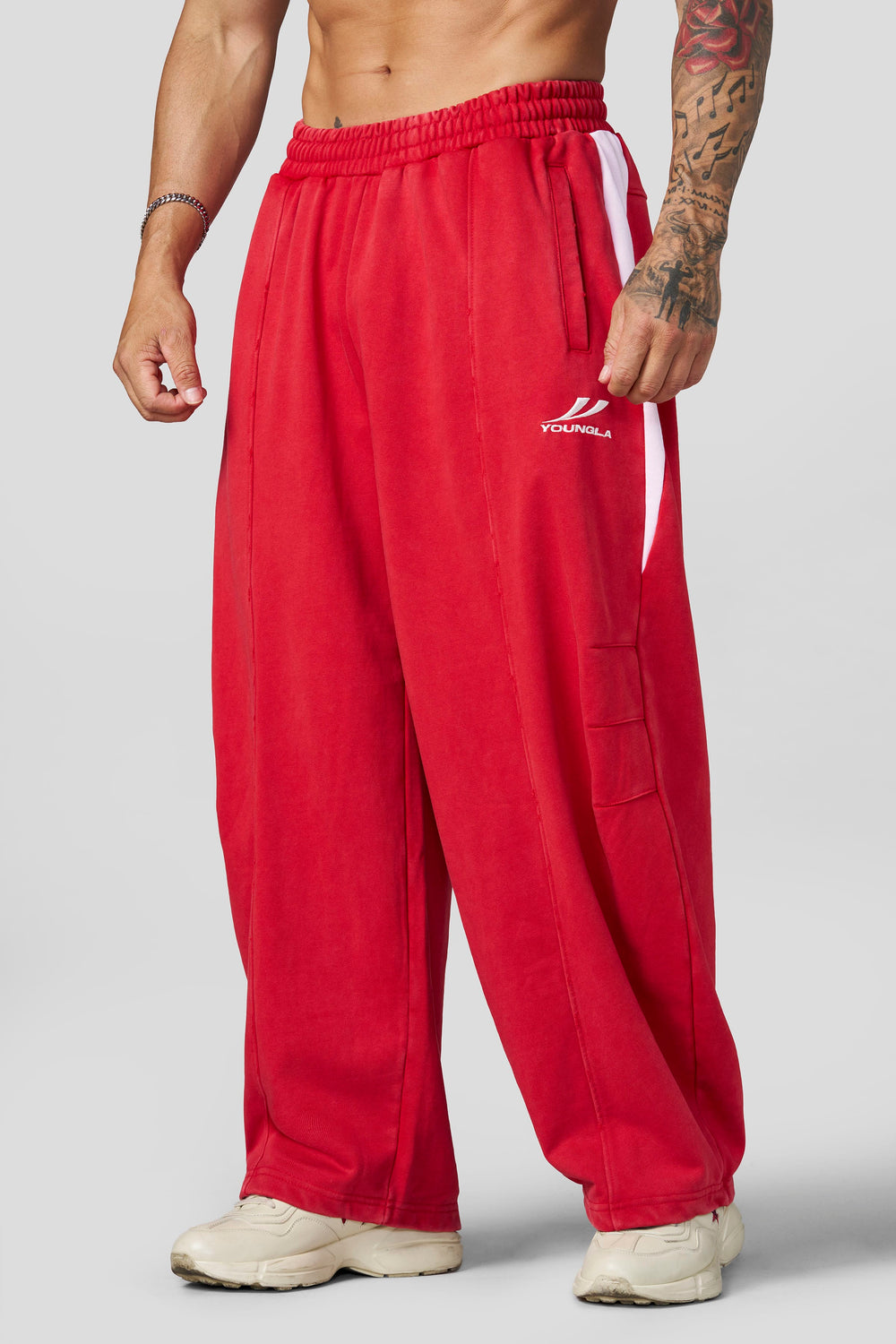 2071 - Baggy Ass Sweats - Red Wash