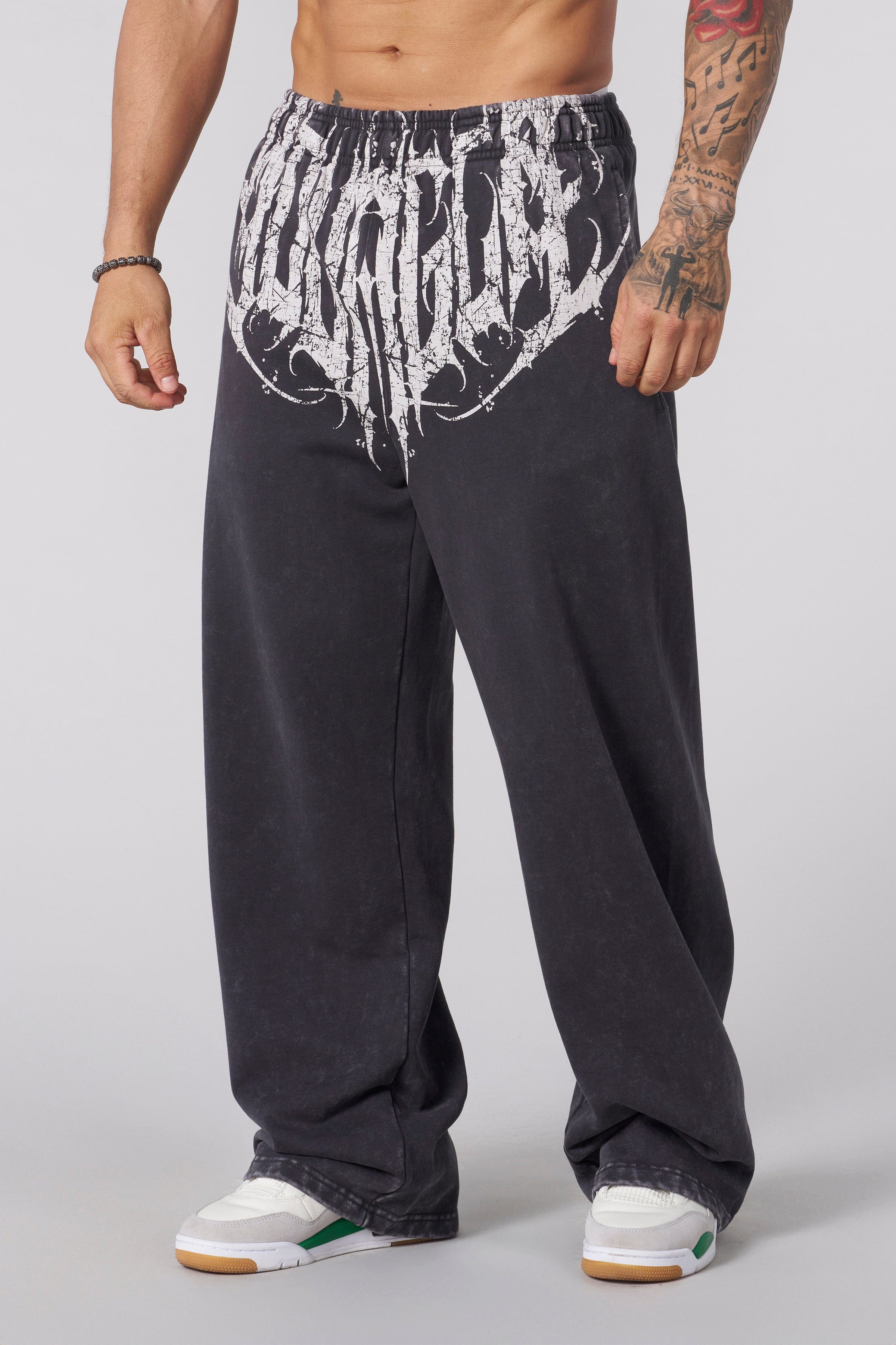 2079 - Dark Wave Joggers - Charcoal Wash