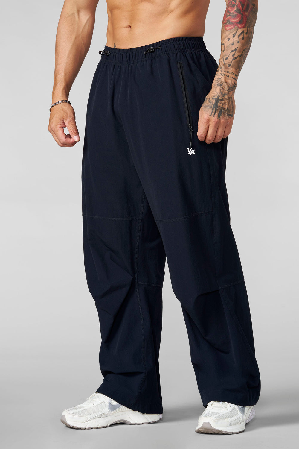 2085 - Washed Training Pants - Black
