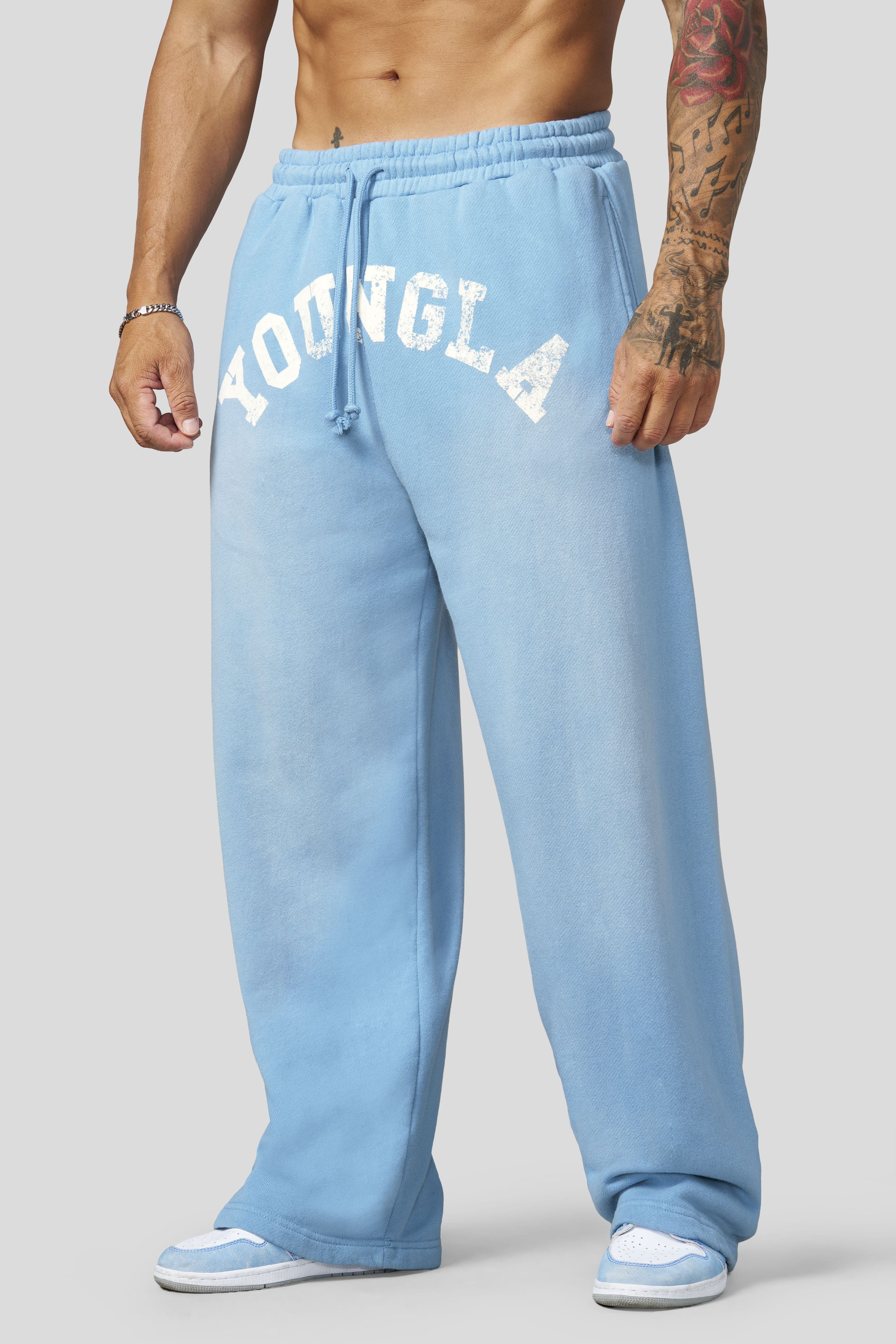 2105 - Arc Collection Joggers - Sweats - Sky Blue Wash