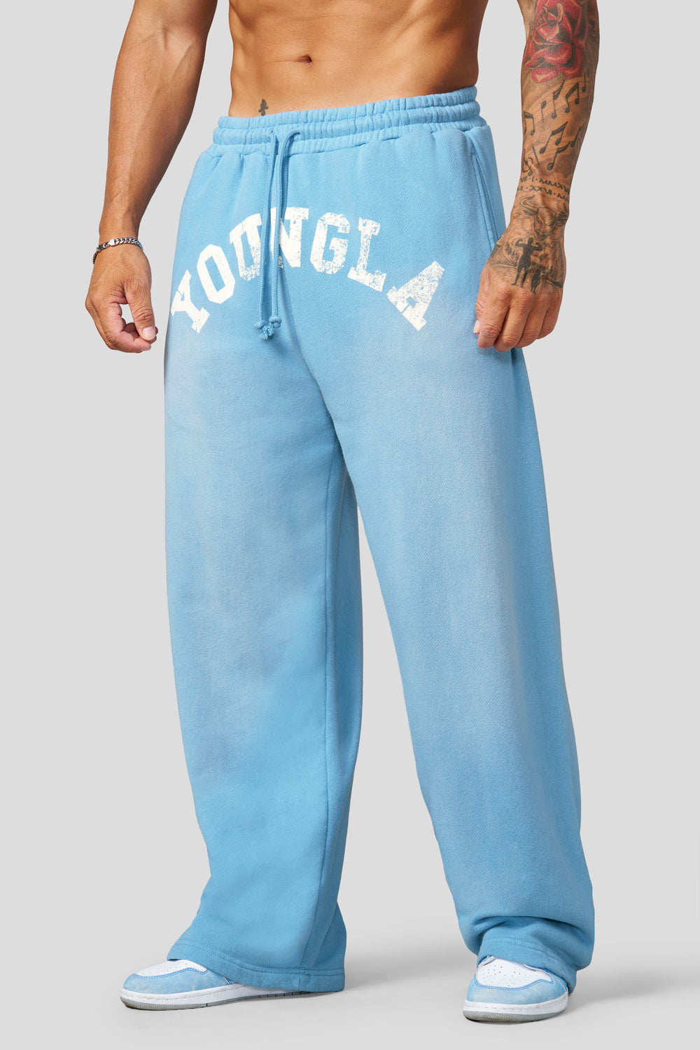 2105 - Arc Collection Joggers - Sweats - Sky Blue Wash