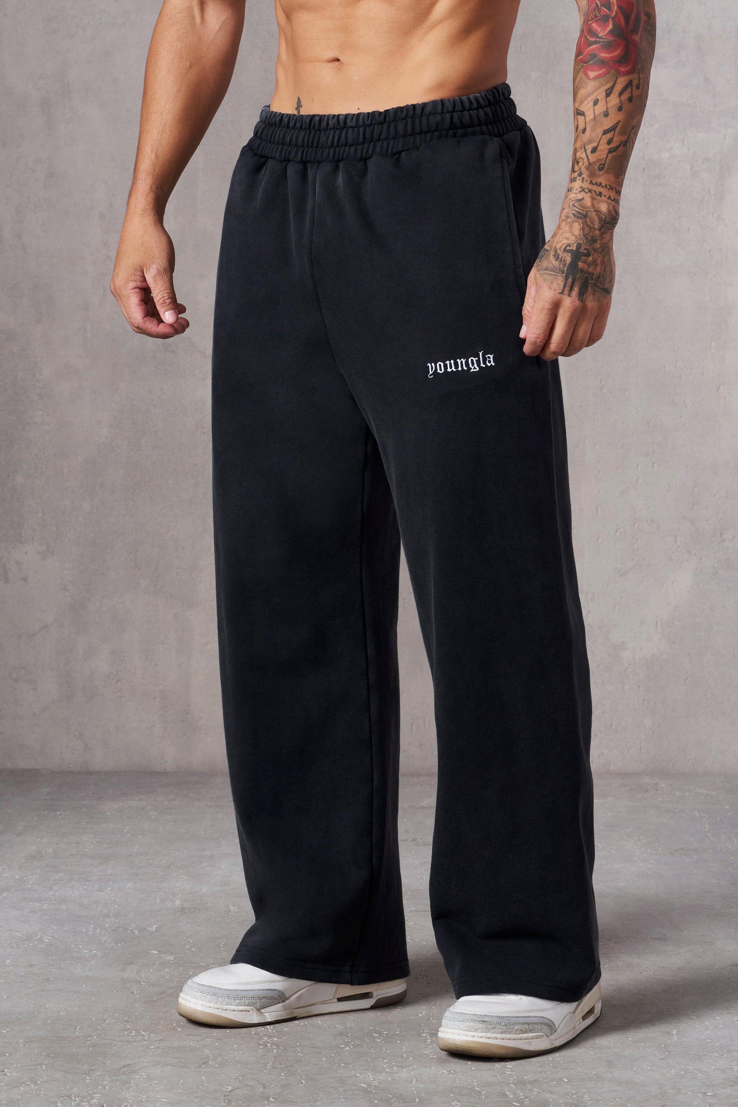 2111 - Classic Baggy Sweats - Black Wash