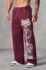 2116 - Dynasty Sweats - Burgundy Wash