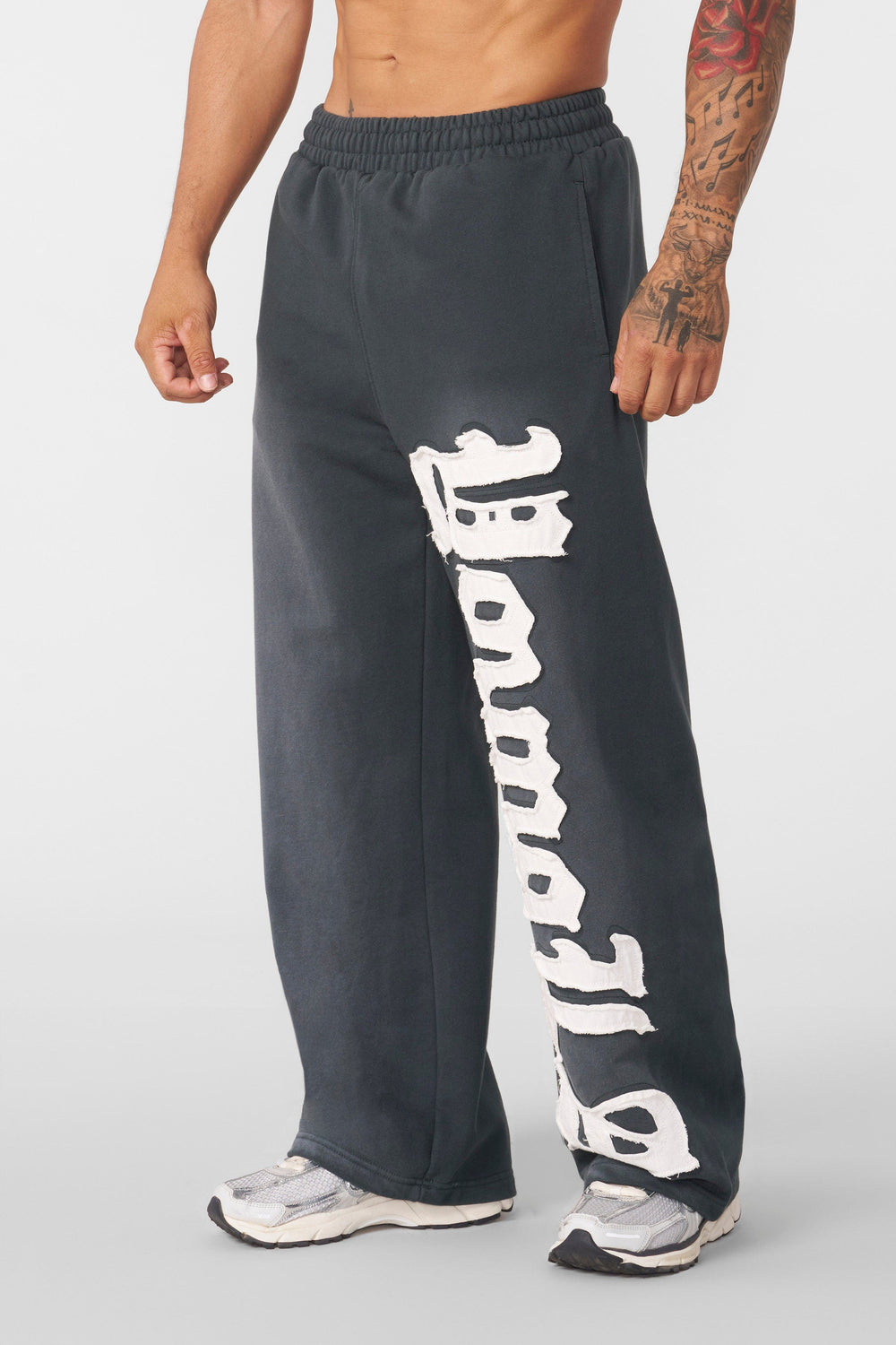 2127 - Big Patch Sweats - Teal Wash