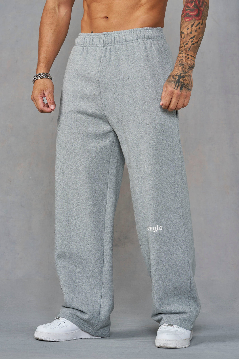 2129 - Core Baggy Sweats - Heather Grey