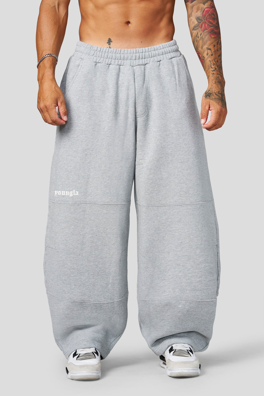 2134 - Iconic Barrel Sweats - Heather Grey