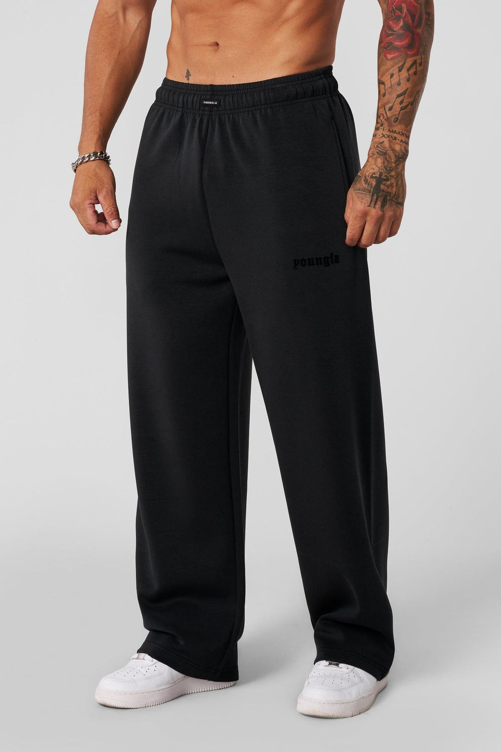 2141 Soft AF No Cuff Sweats - Charcoal