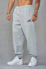 2154 - Throwback Baggy Joggers - Heather Grey