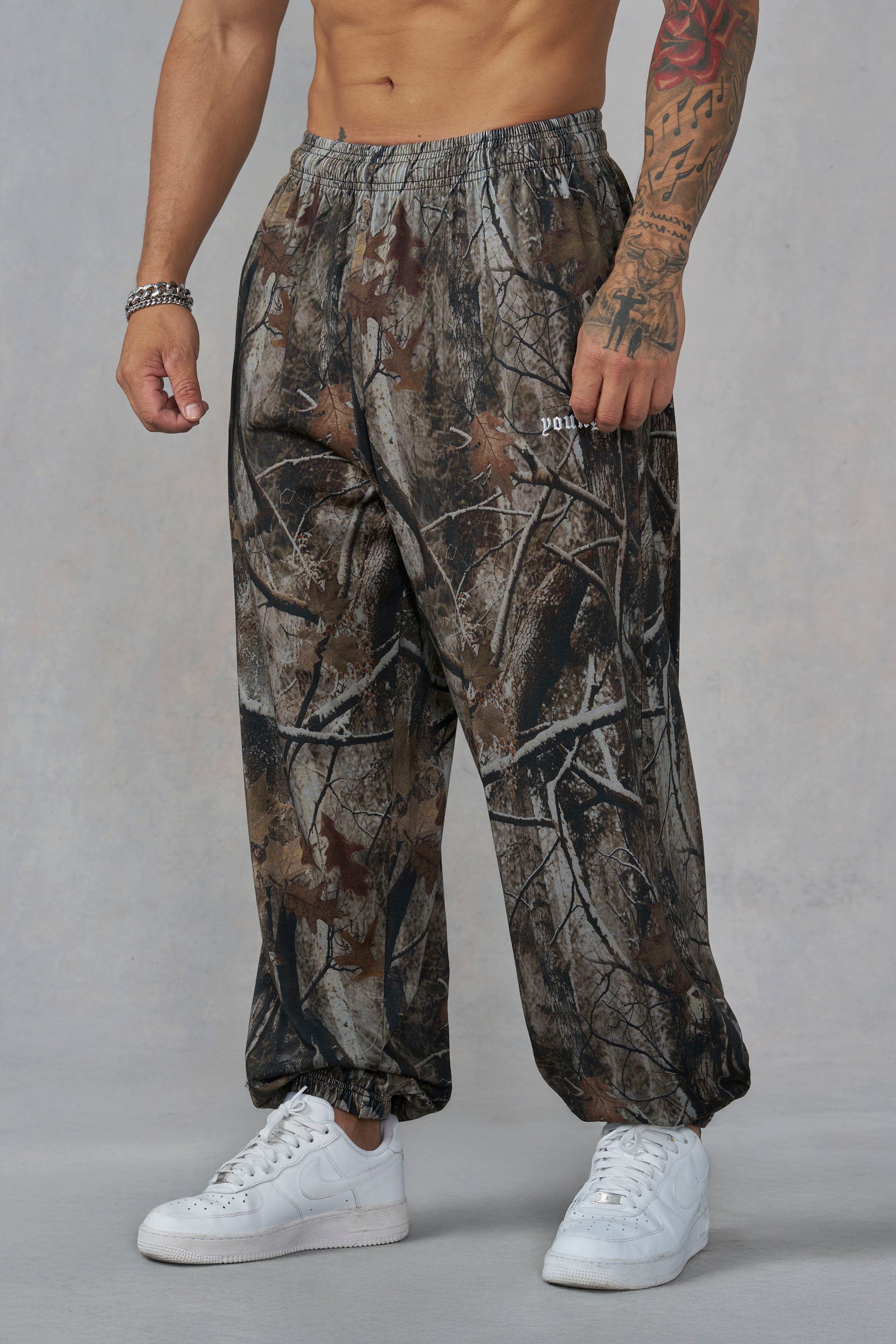 2155 - Camo Pump Cover Joggers - Fall Tree Camo