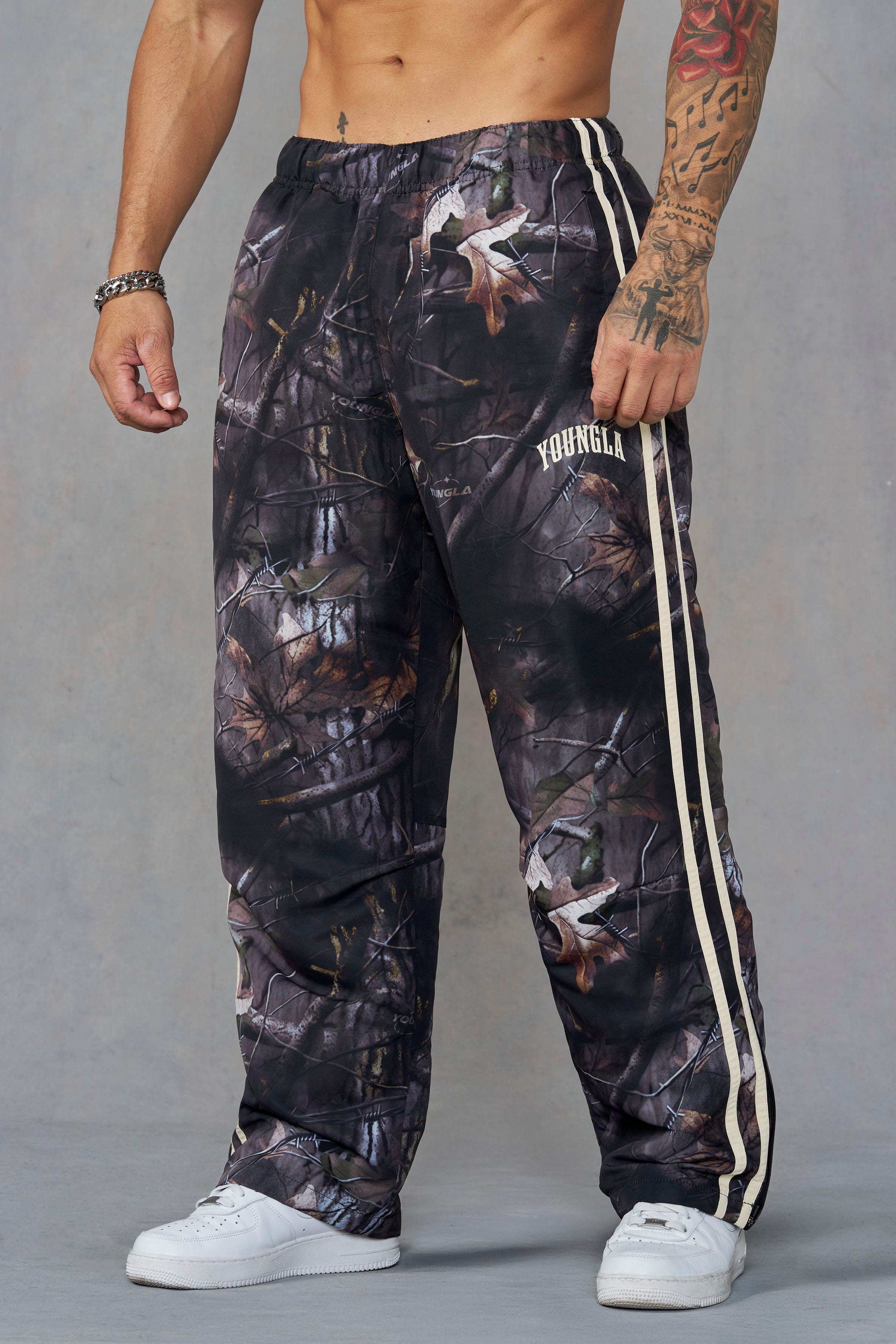 249 - Camo Flagship Track Pants - Black Tree Camo
