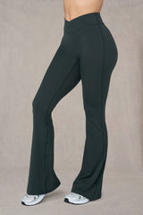 W215 - Vital Flare Leggings (Regular) New Colors - Carbon Green