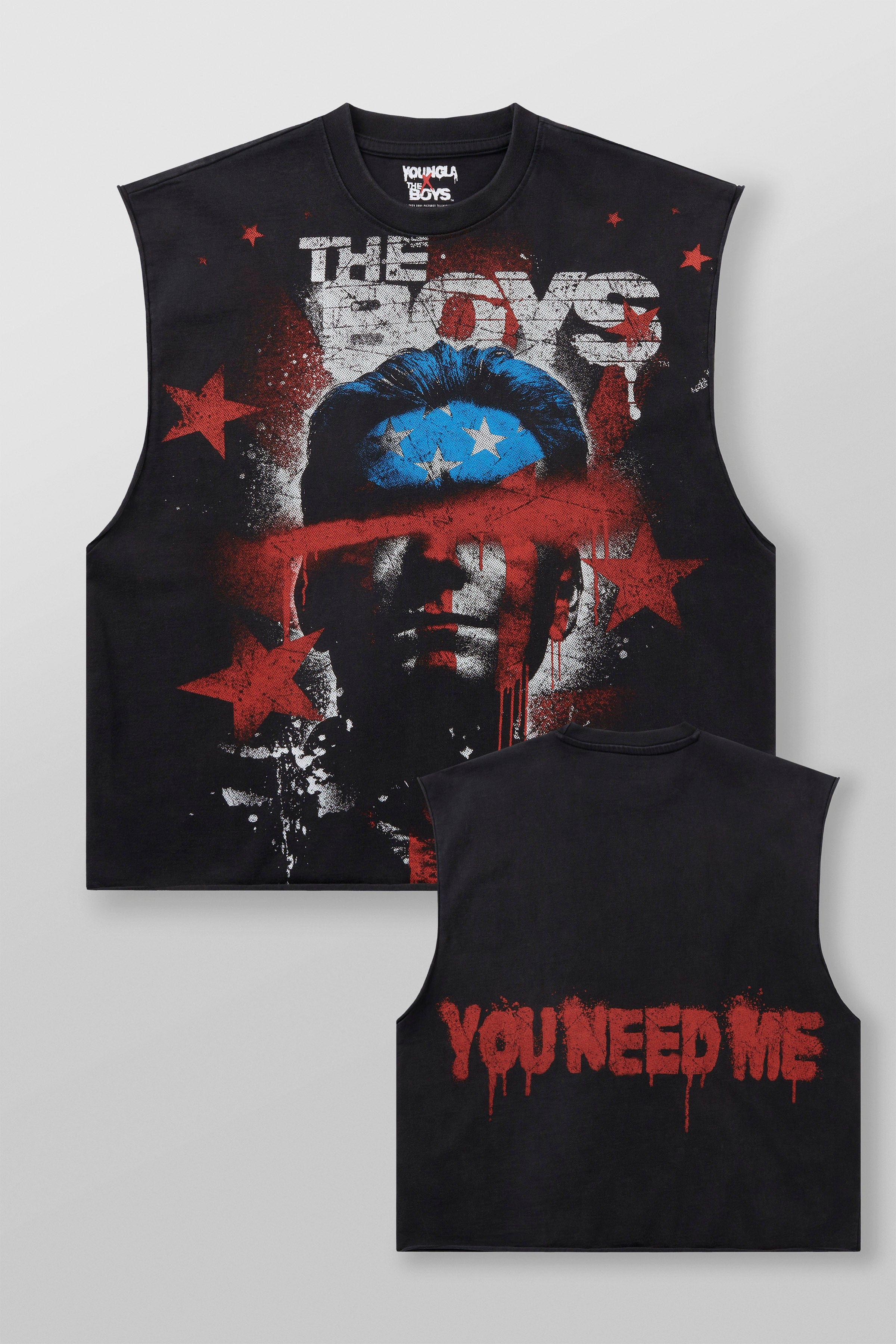 3005 - The Boys® Cut-Offs - Homelander Art