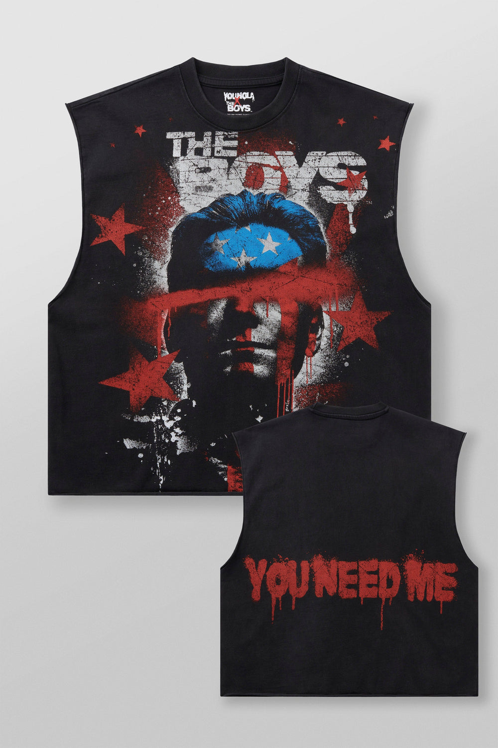 3005 - The Boys® Cut-Offs - Homelander Art