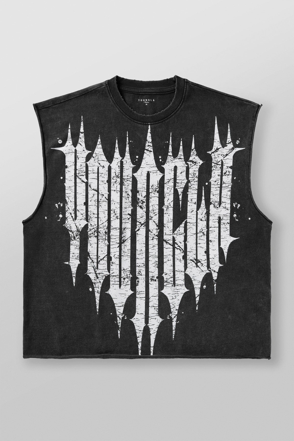 3021 - Revenge Crop Cut-Offs - Black Wash