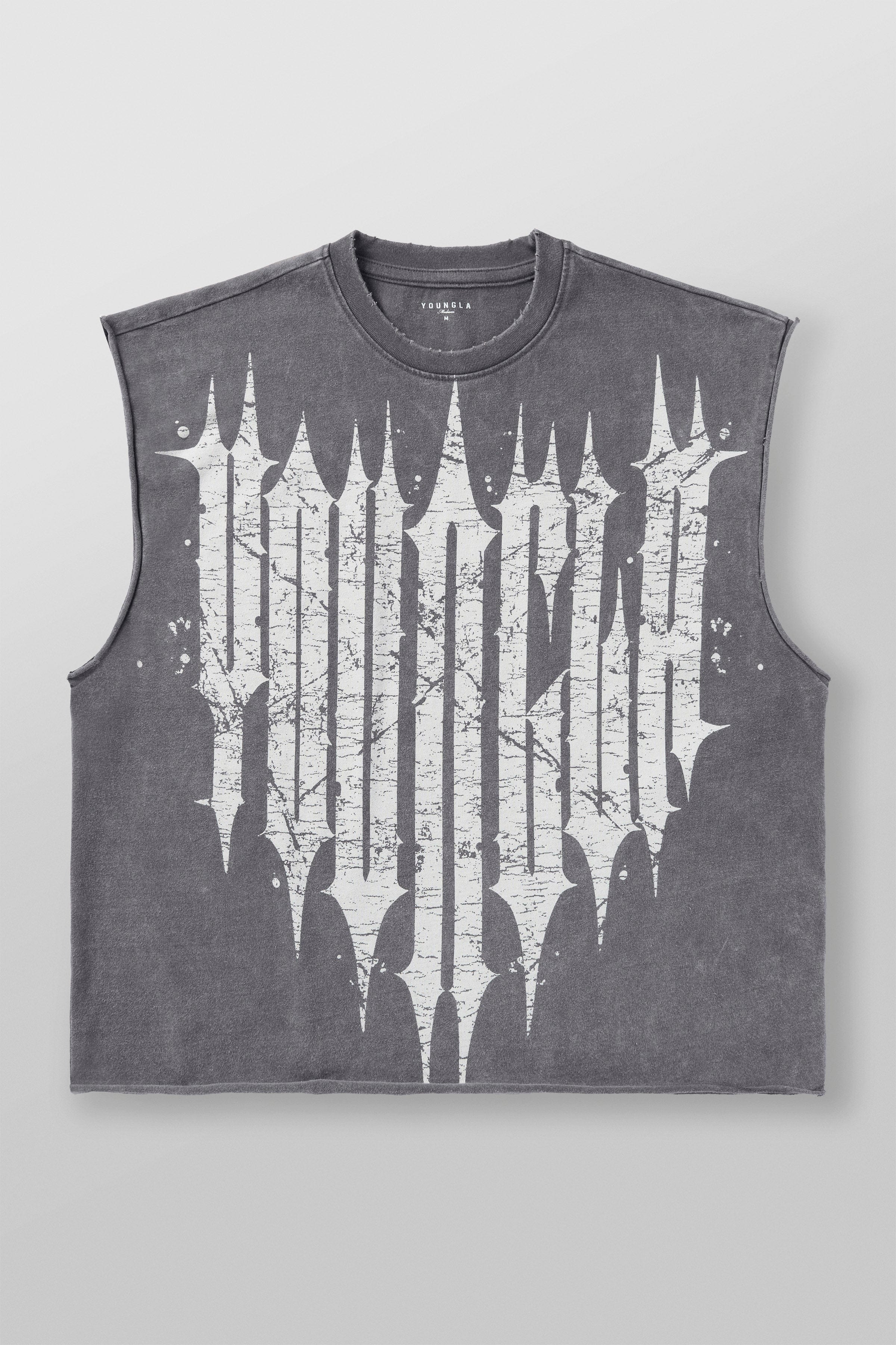 3021 - Revenge Crop Cut-Offs - Grey Wash