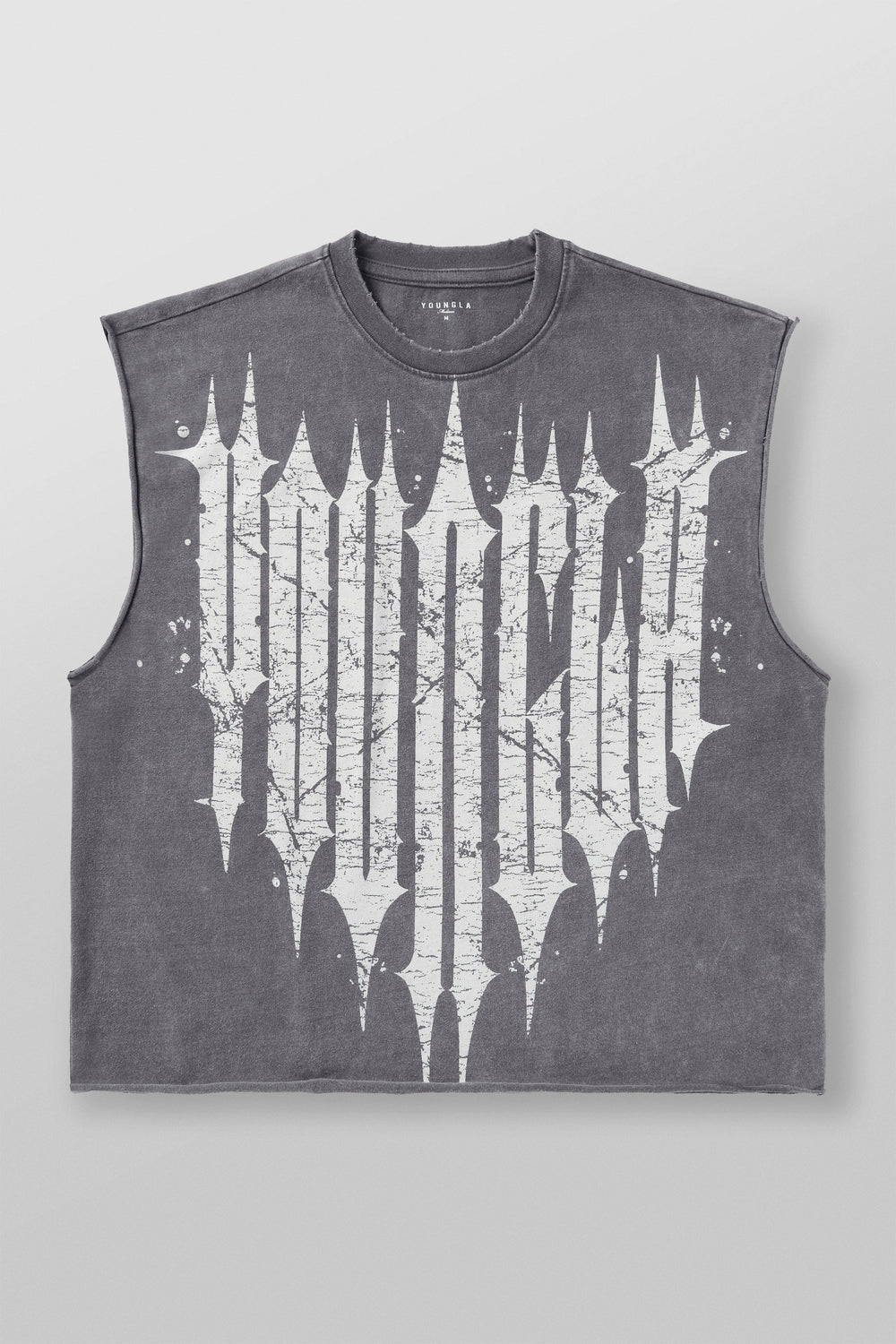 3021 - Revenge Crop Cut-Offs - Grey Wash