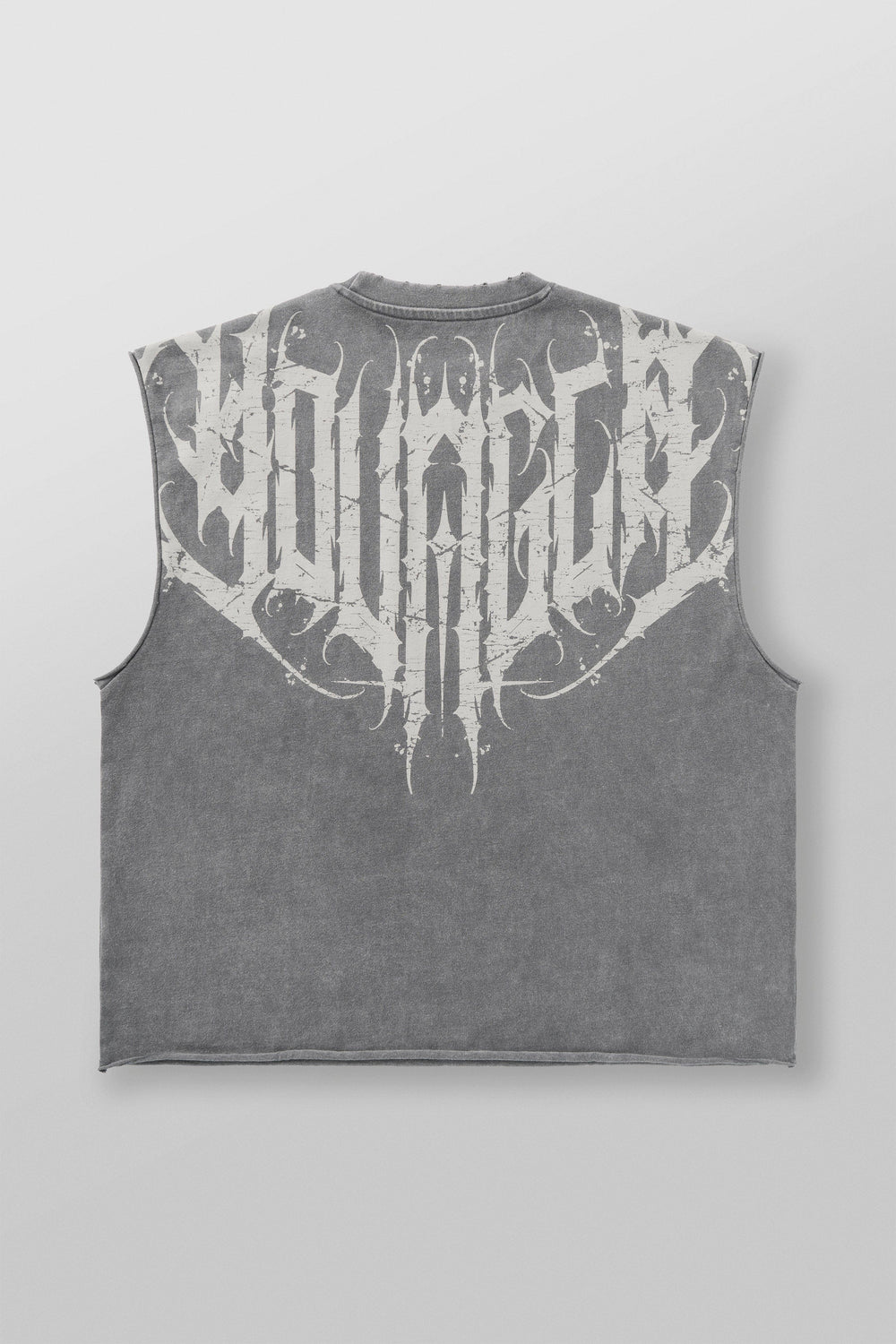 3022 - Anarchy Cropped Tanks - Grey Wash