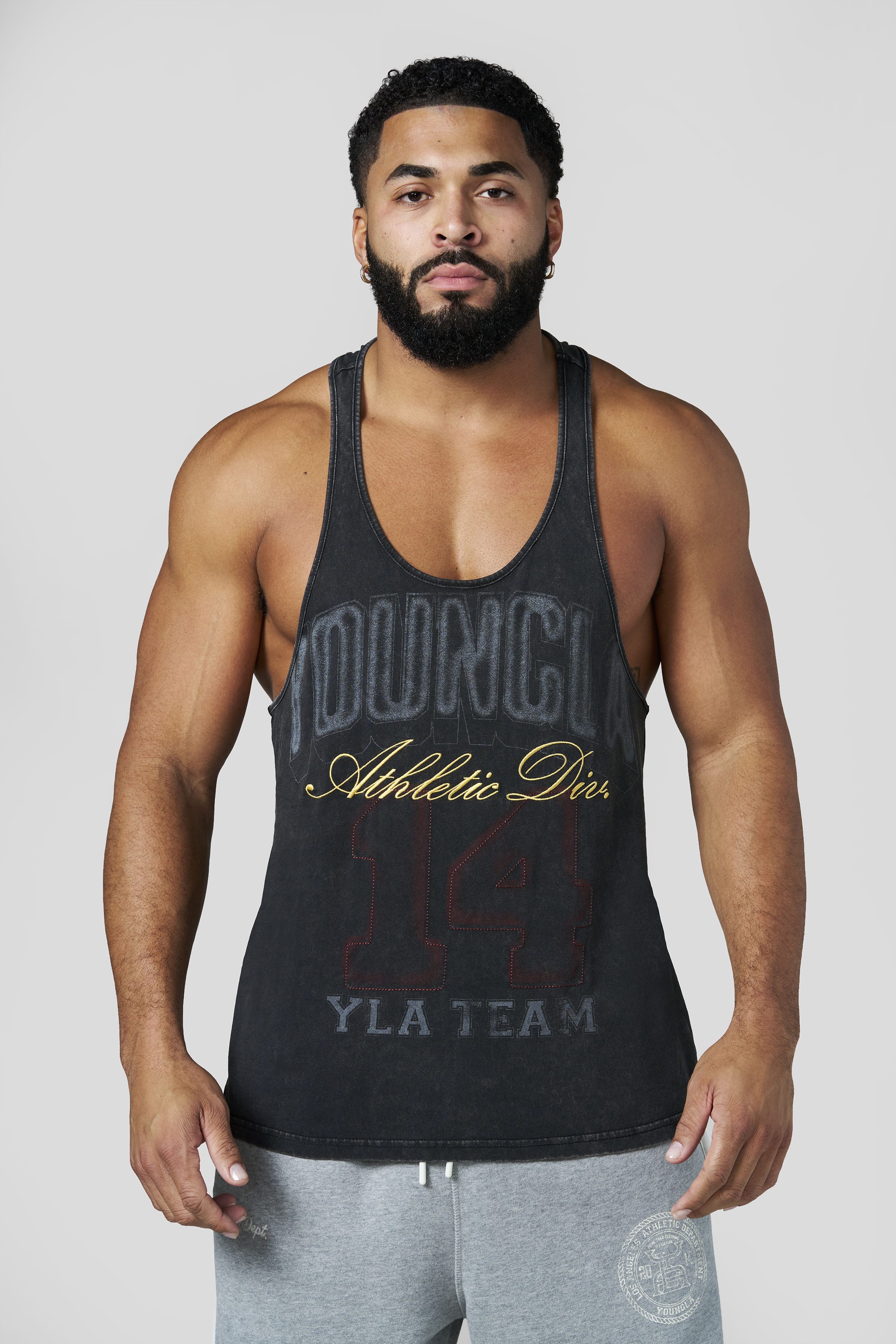 3045 - Golden Era Athletic Stringers - Black