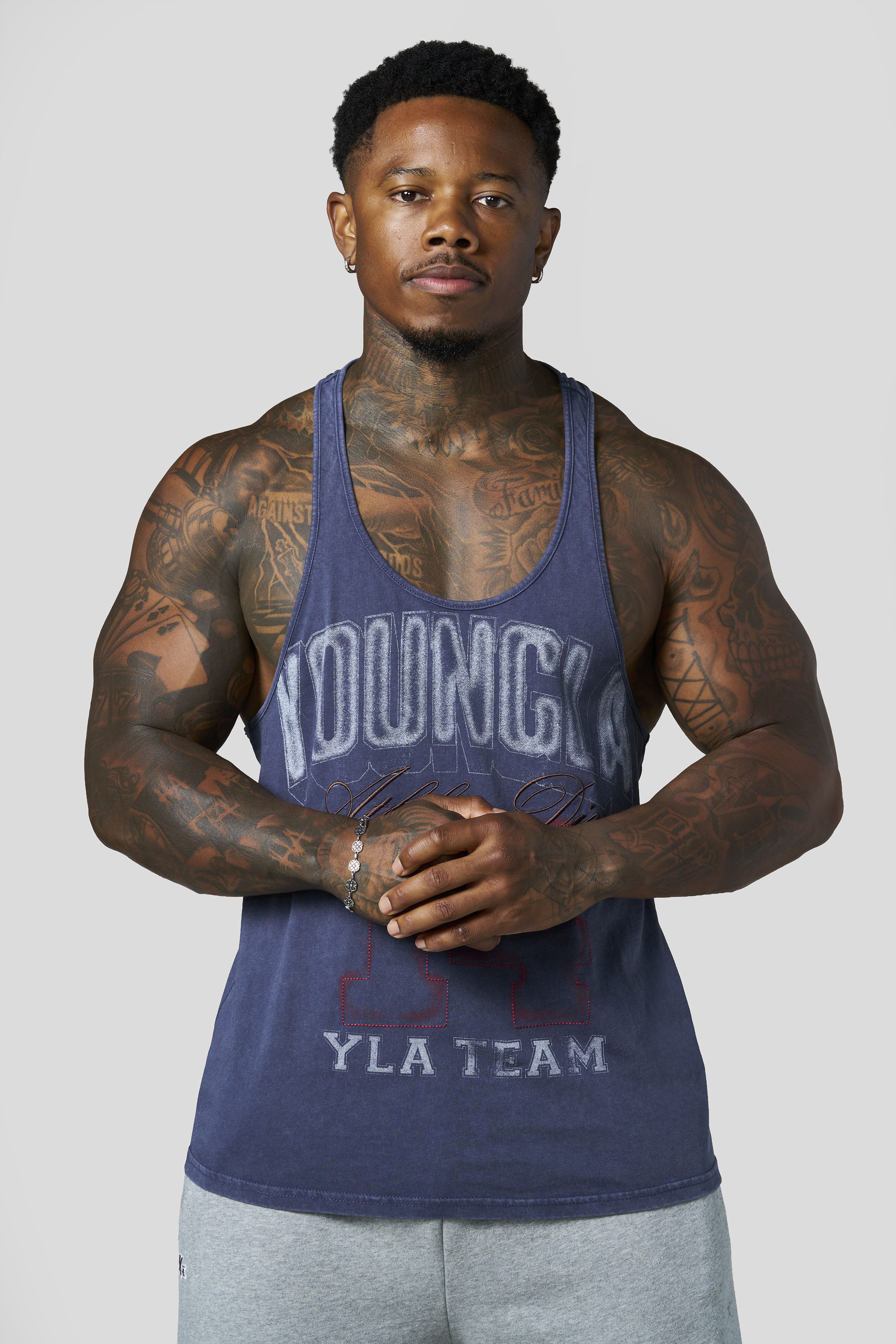 3045 - Golden Era Athletic Stringers - Navy