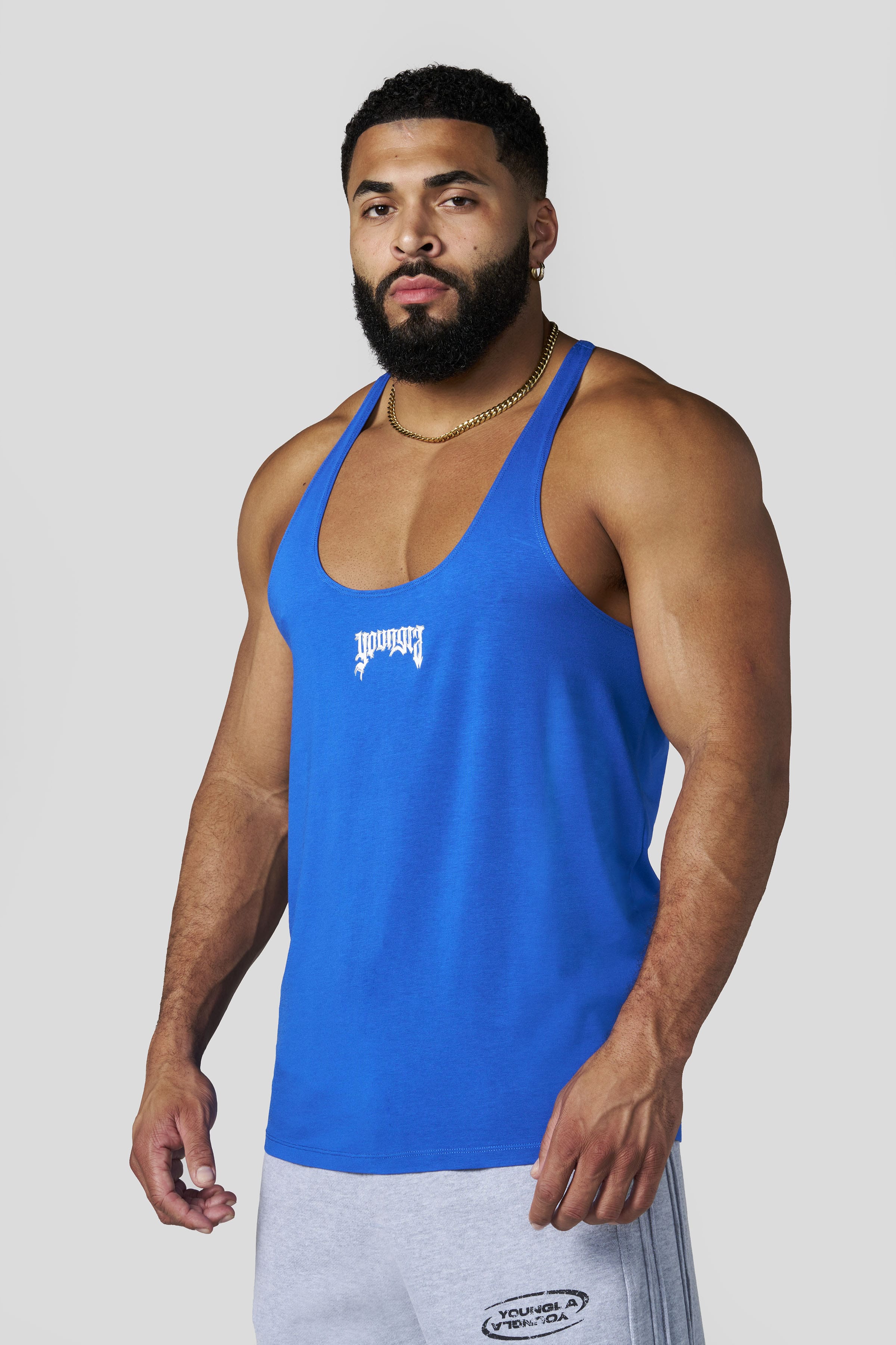 3074 - Thin Strap Stringers - Blue