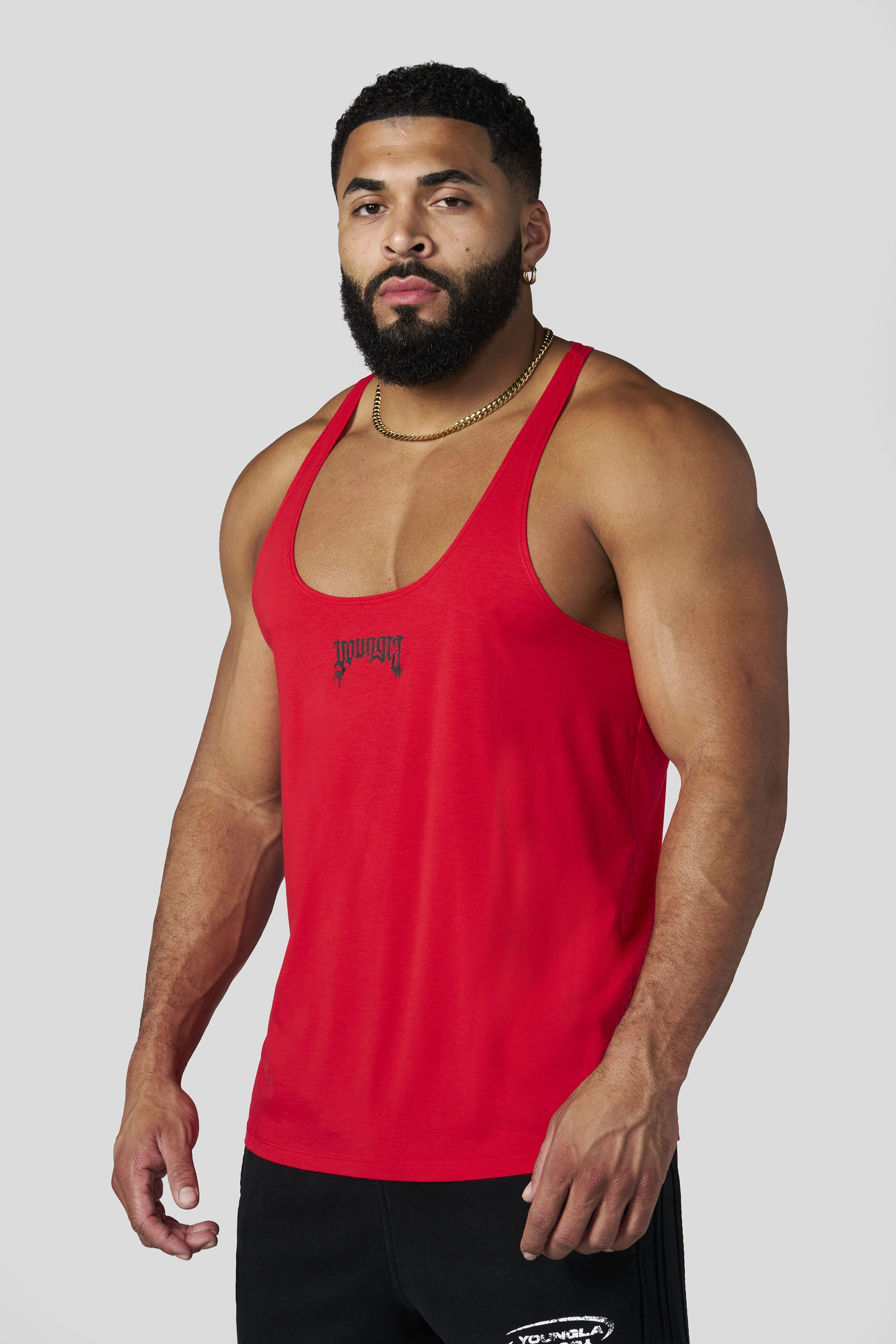 3074 - Thin Strap Stringers - Red