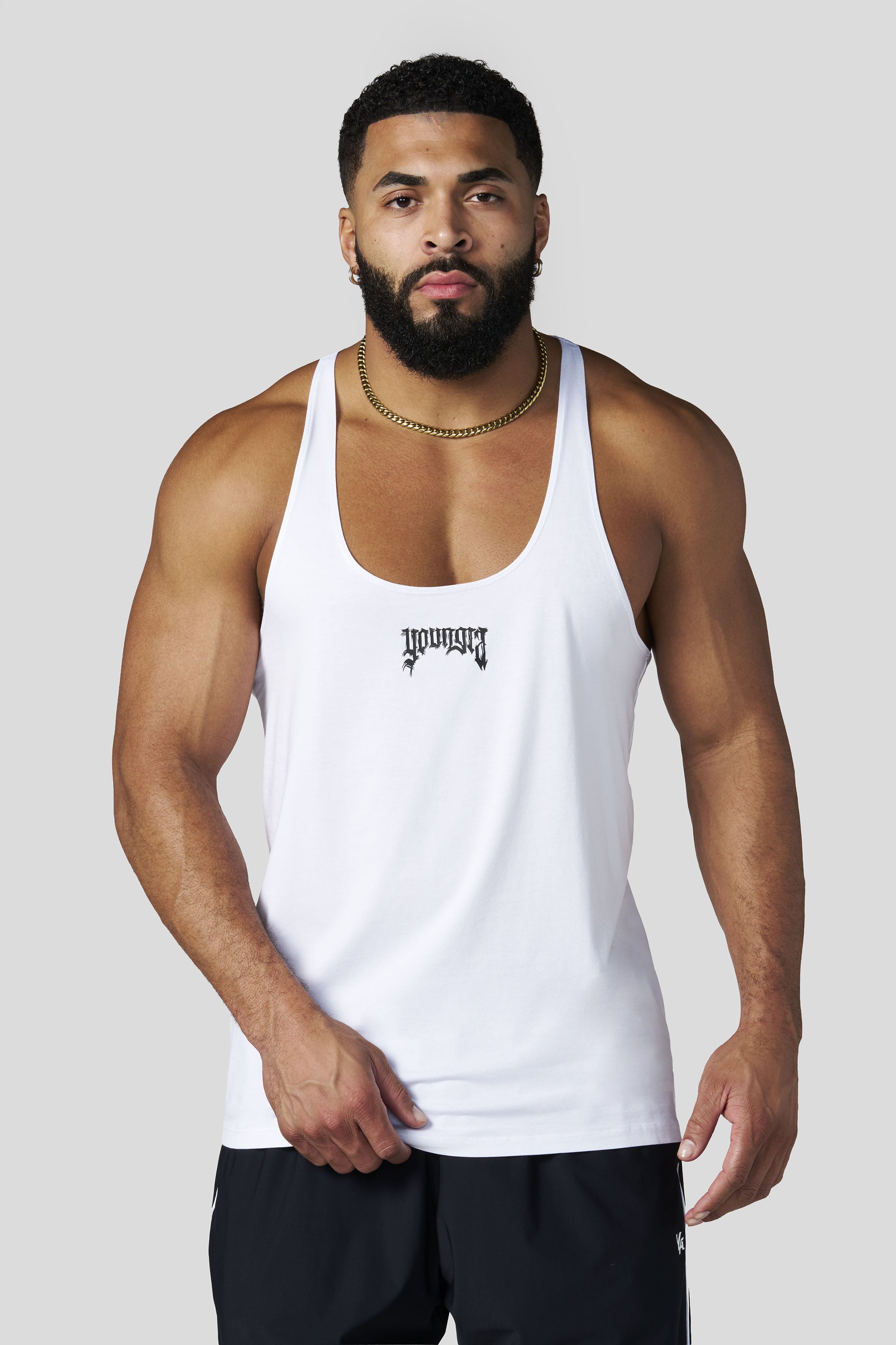 3074 - Thin Strap Stringers - White