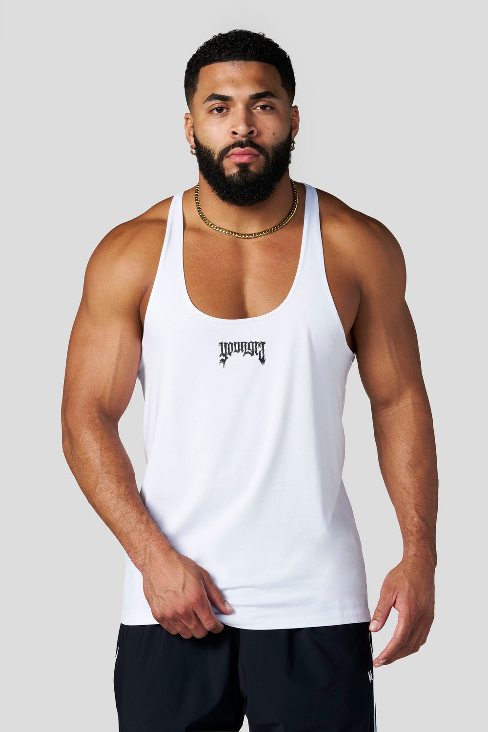 3074 - Thin Strap Stringers - White
