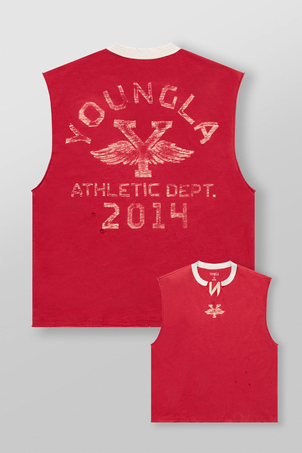 3087 - Golden Era Cut-Offs - Red Wash