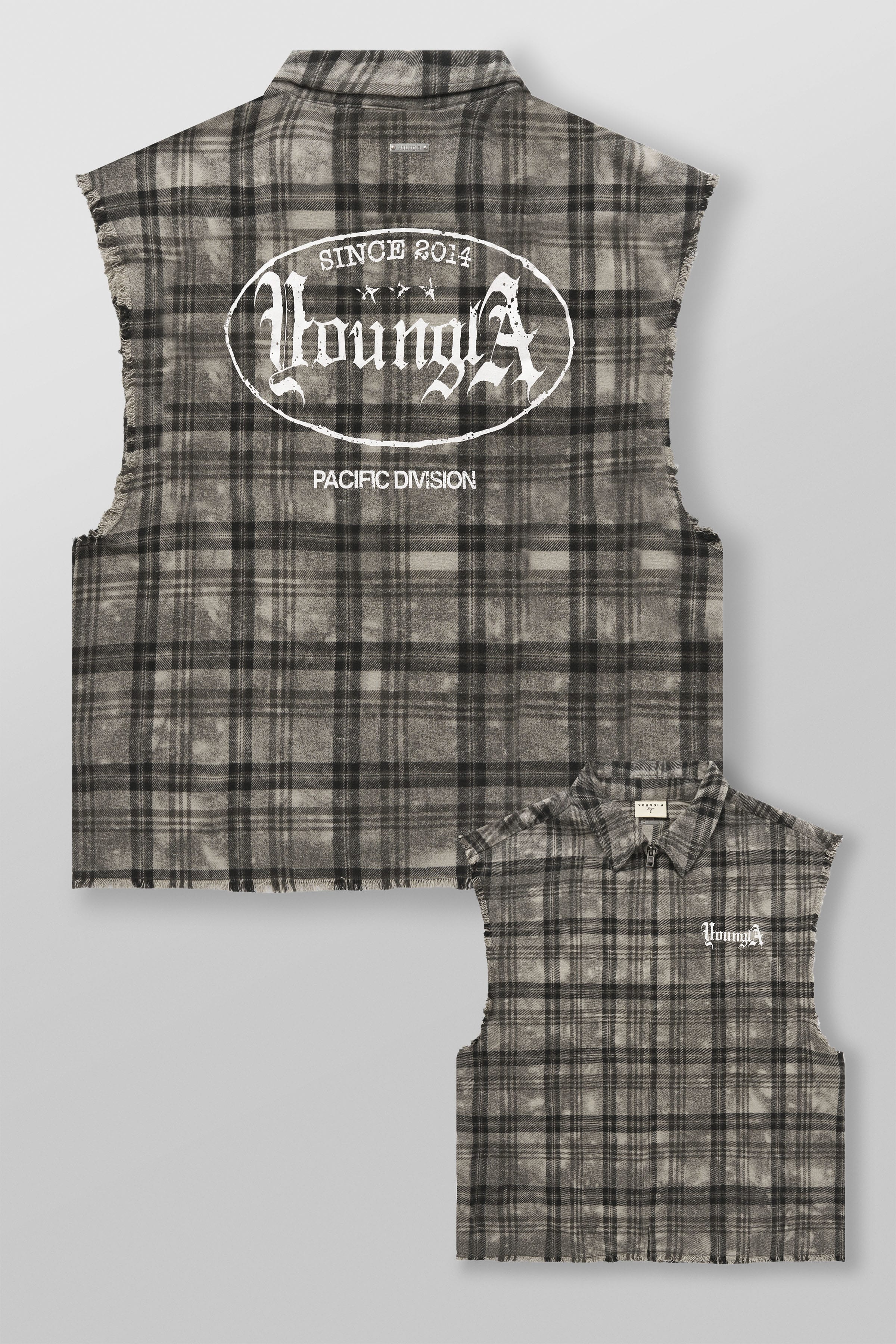 3091 - Cut-Offs Flannels - Grey/Black
