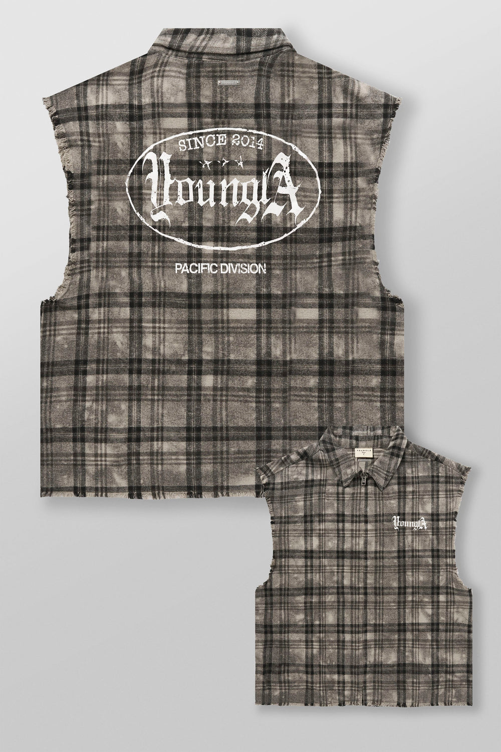 3091 - Cut-Offs Flannels - Grey/Black