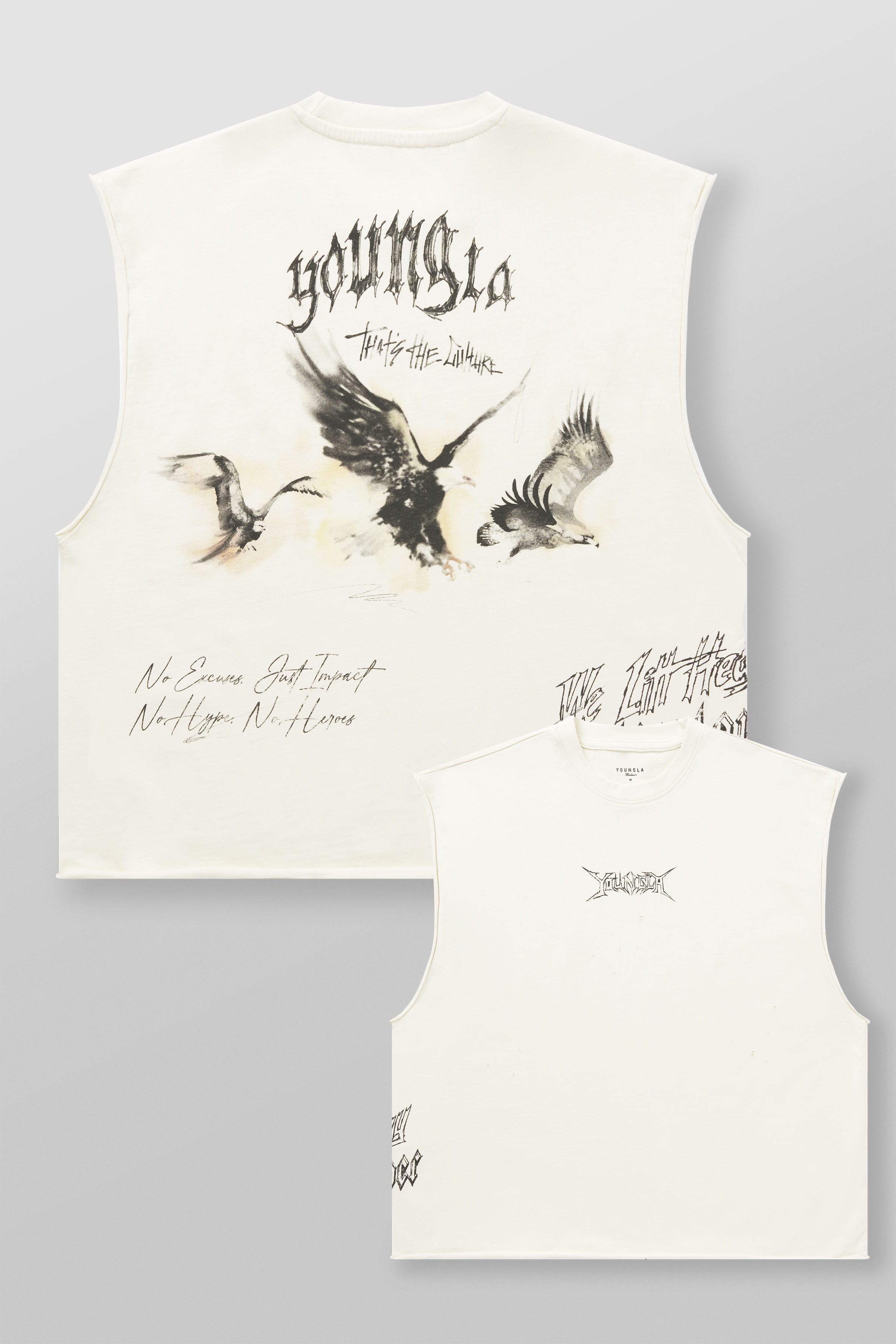 3096 - Eagle Cutoffs - Off-White