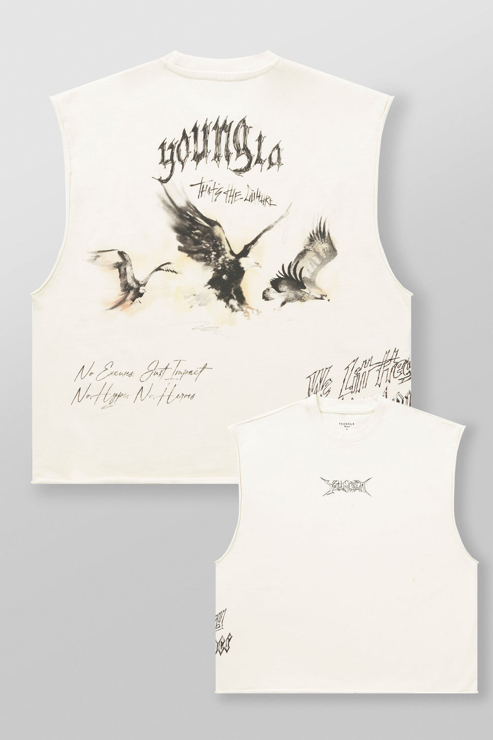 3096 - Eagle Cutoffs - Off-White