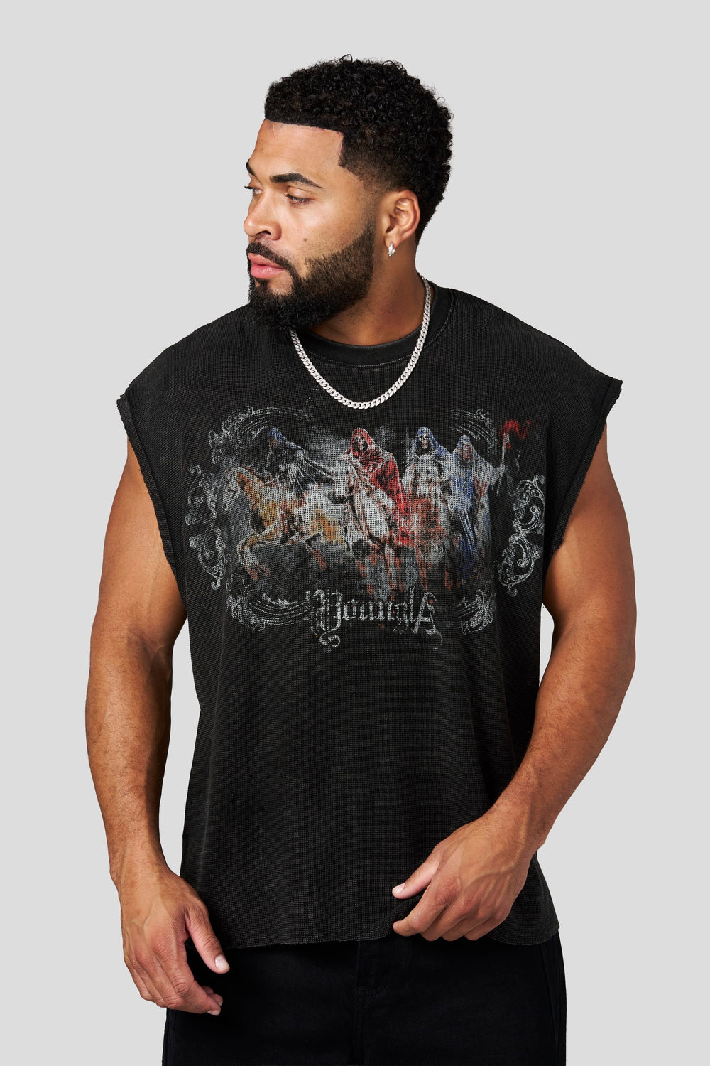 3097 - Knights Cut-Offs - Black Wash