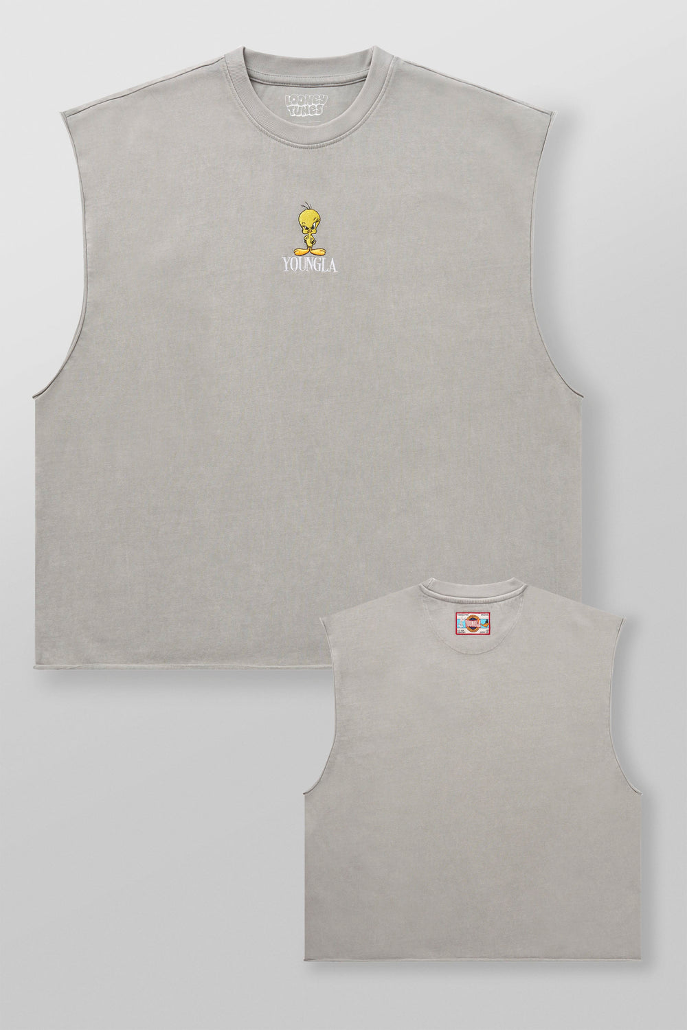 3107 - Looney Tunes Embroidered Cut-offs - Tweety C