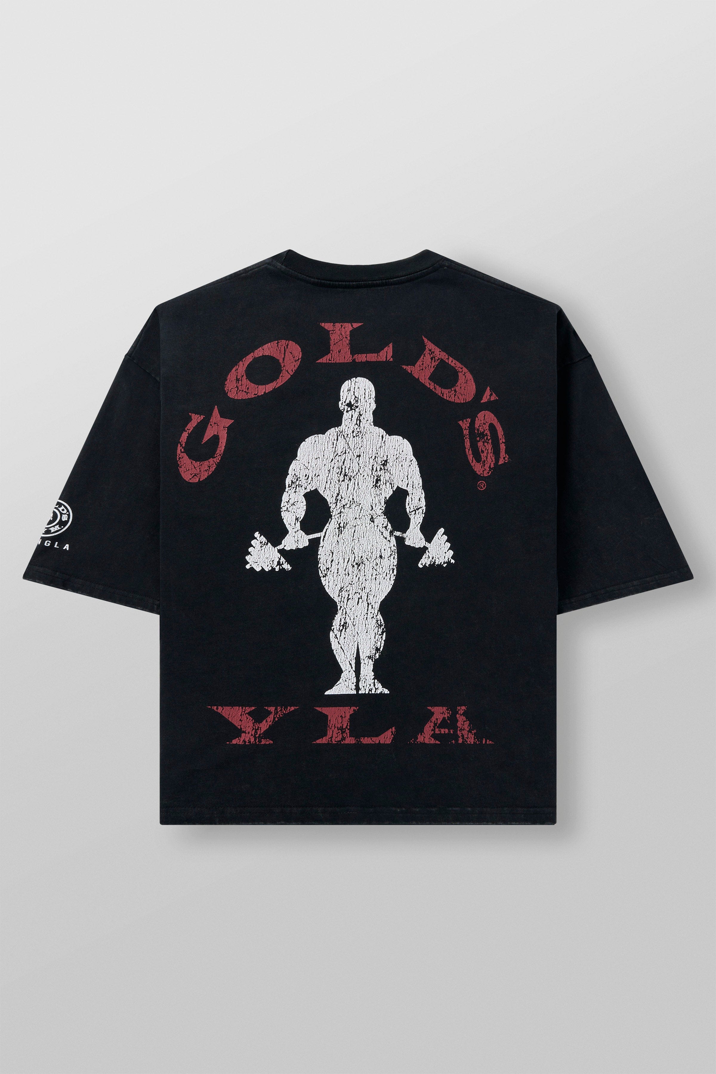 4002 - Golds Gym New Age Tees - Black