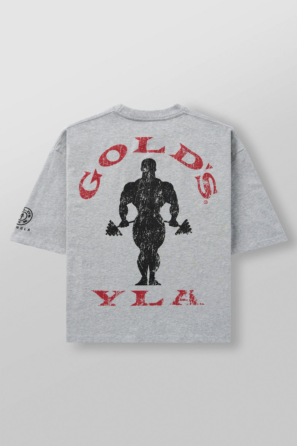 4002 - Golds Gym New Age Tees - Heather Grey