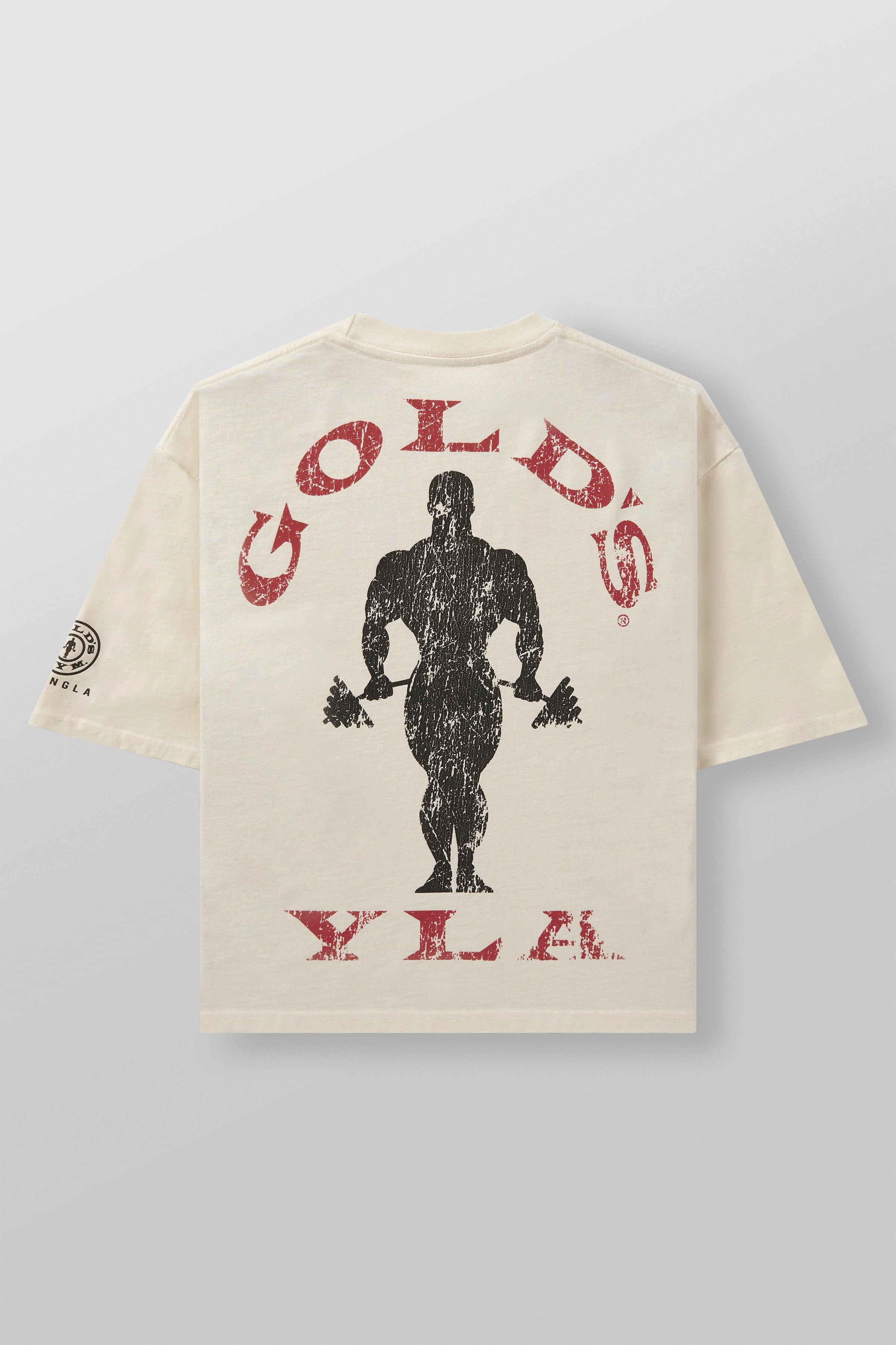 4002 - Golds Gym New Age Tees - Off-White