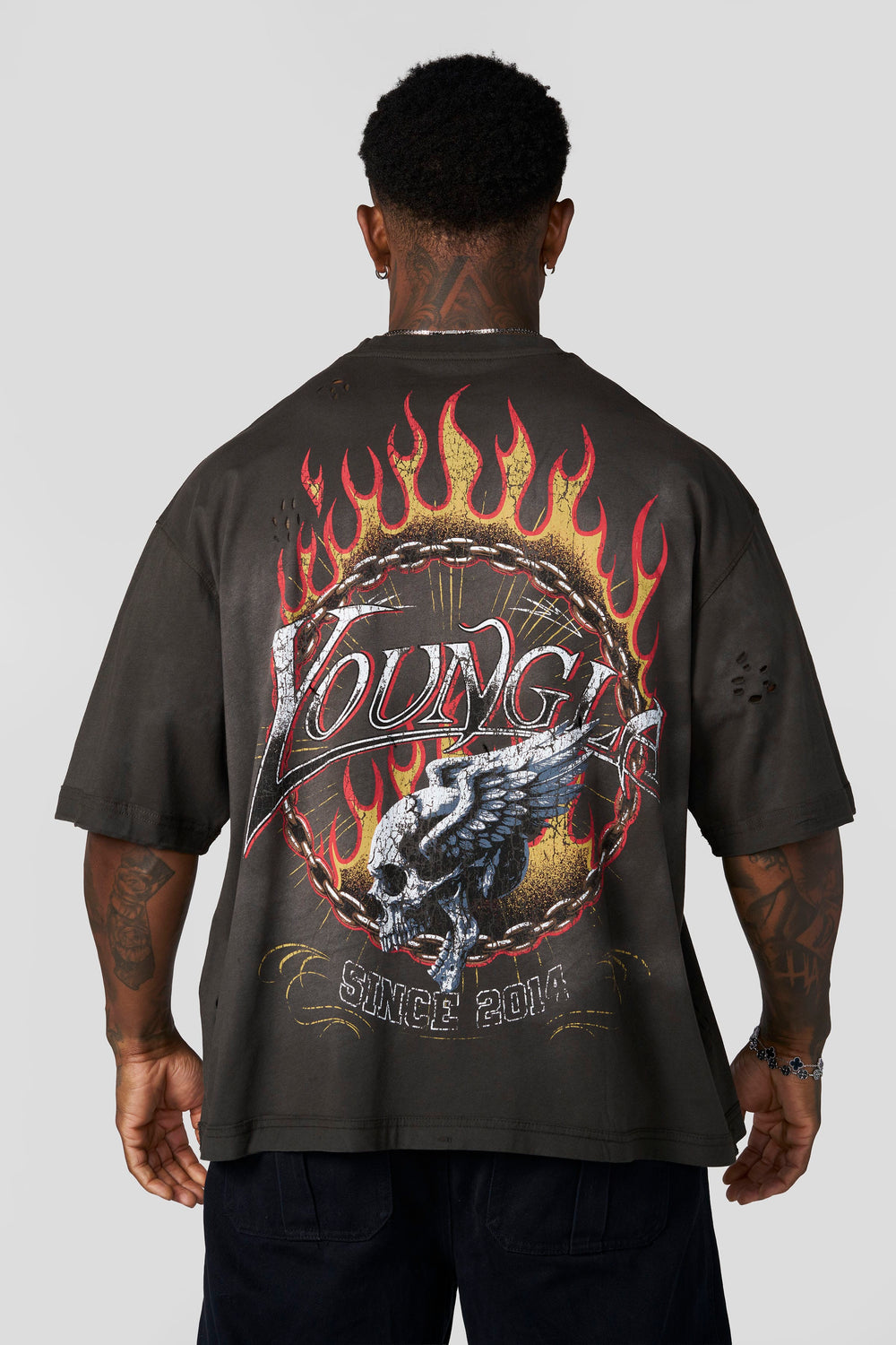 4008 - Ring of Fire Tees - Brown Wash