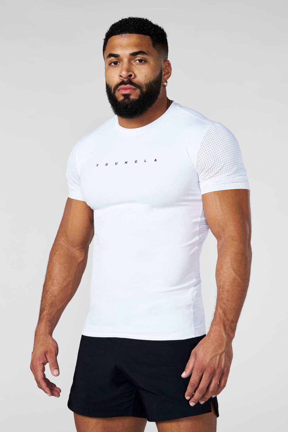 4083 - AirFlex Compression Tees - White