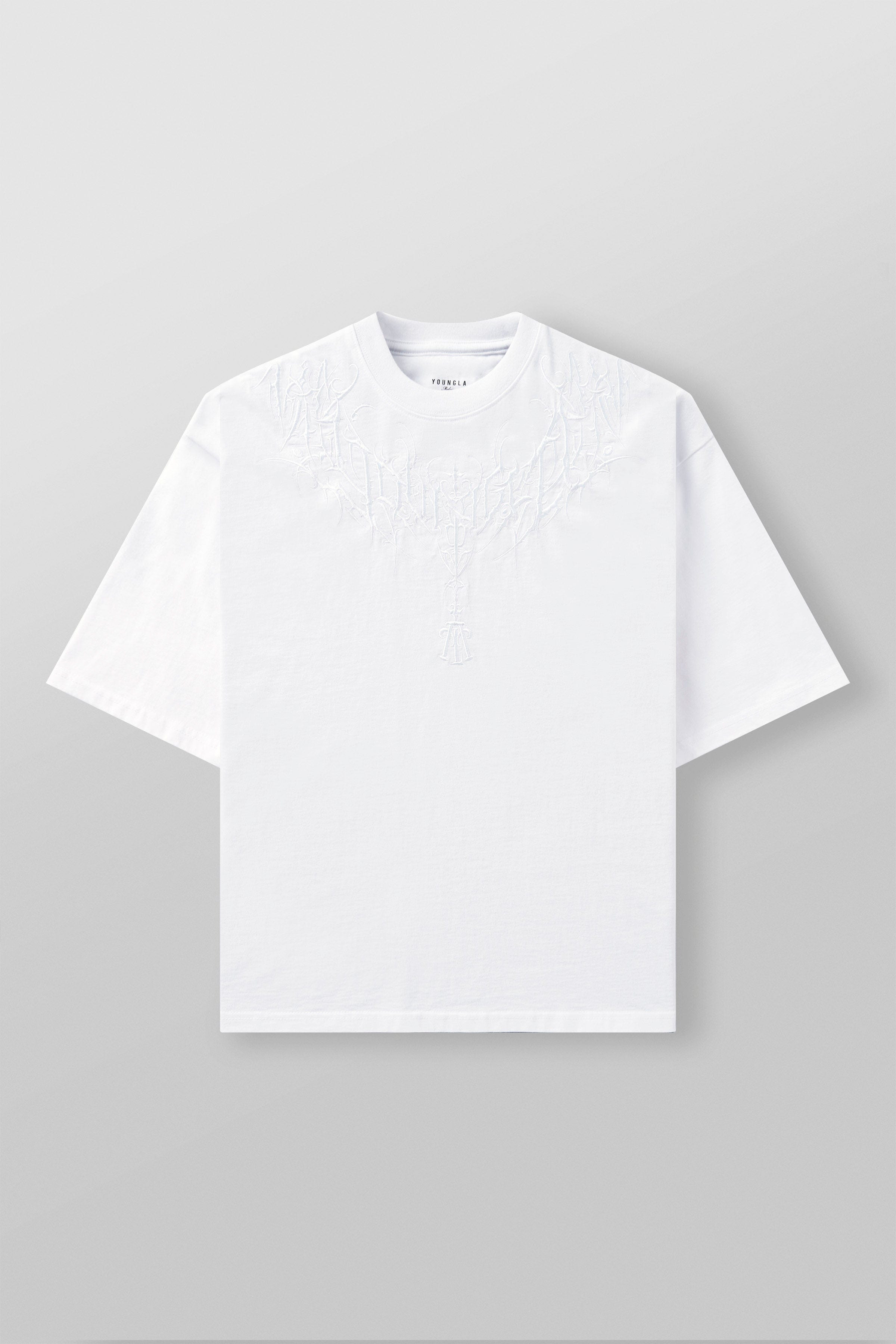 4106 - Dark Wave Tees - White
