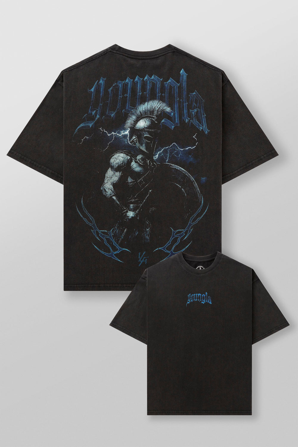 4135 - YLA x Axel - Spartan Tees - Black/Blue