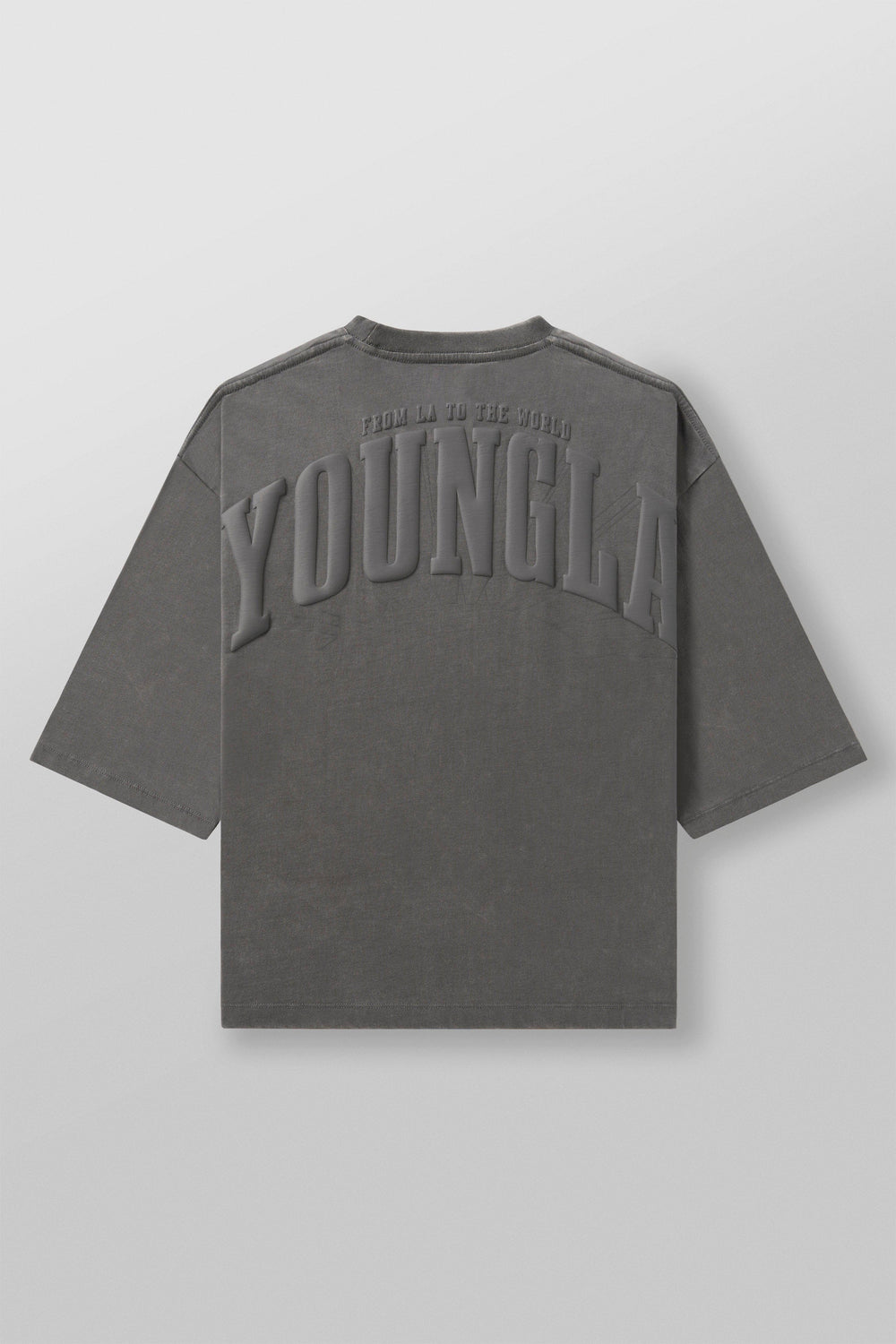 4138 - Foundation Cropped Tees - Grey Wash