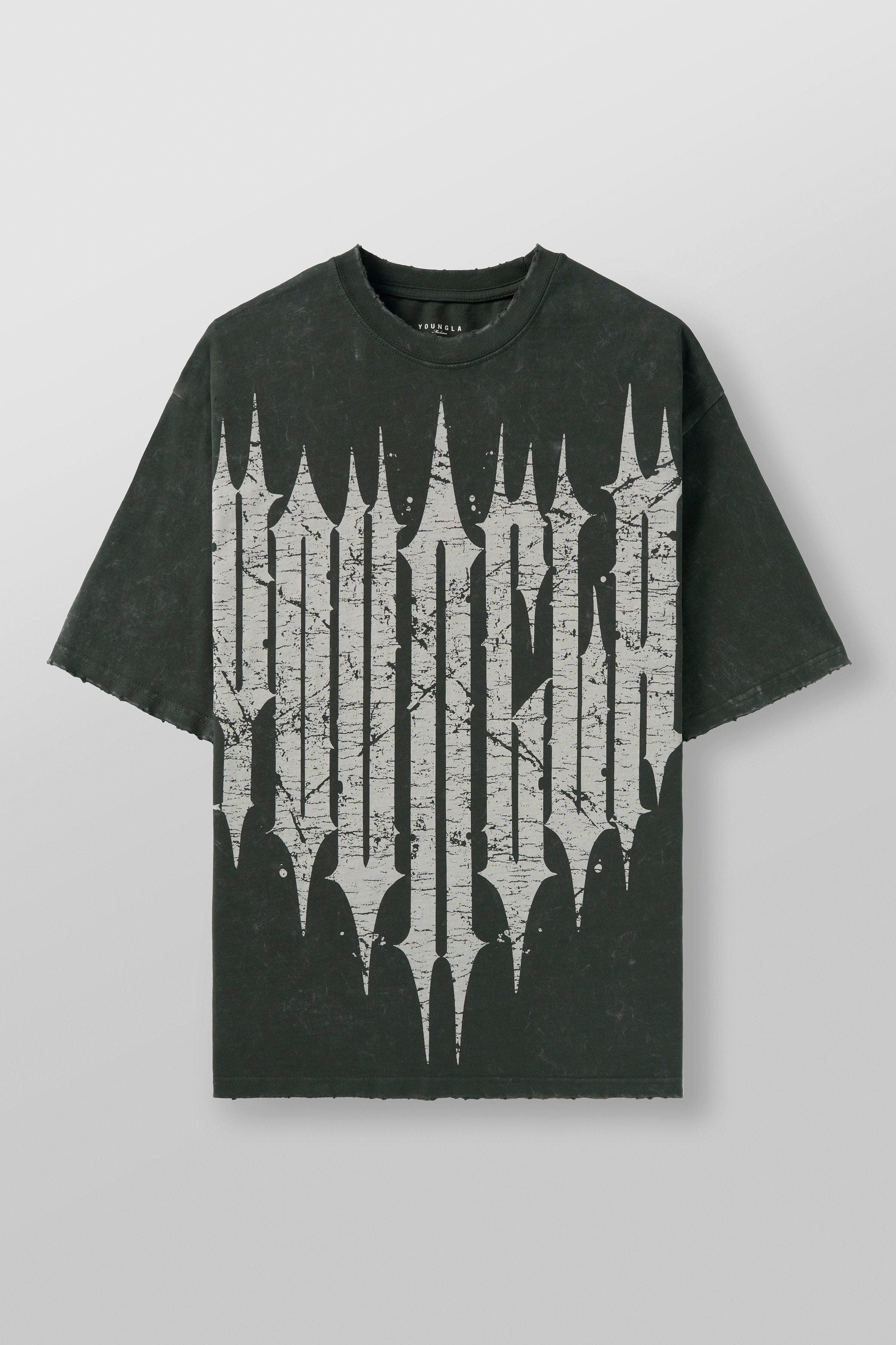 4156 - Revenge Tees - Dark Green Wash