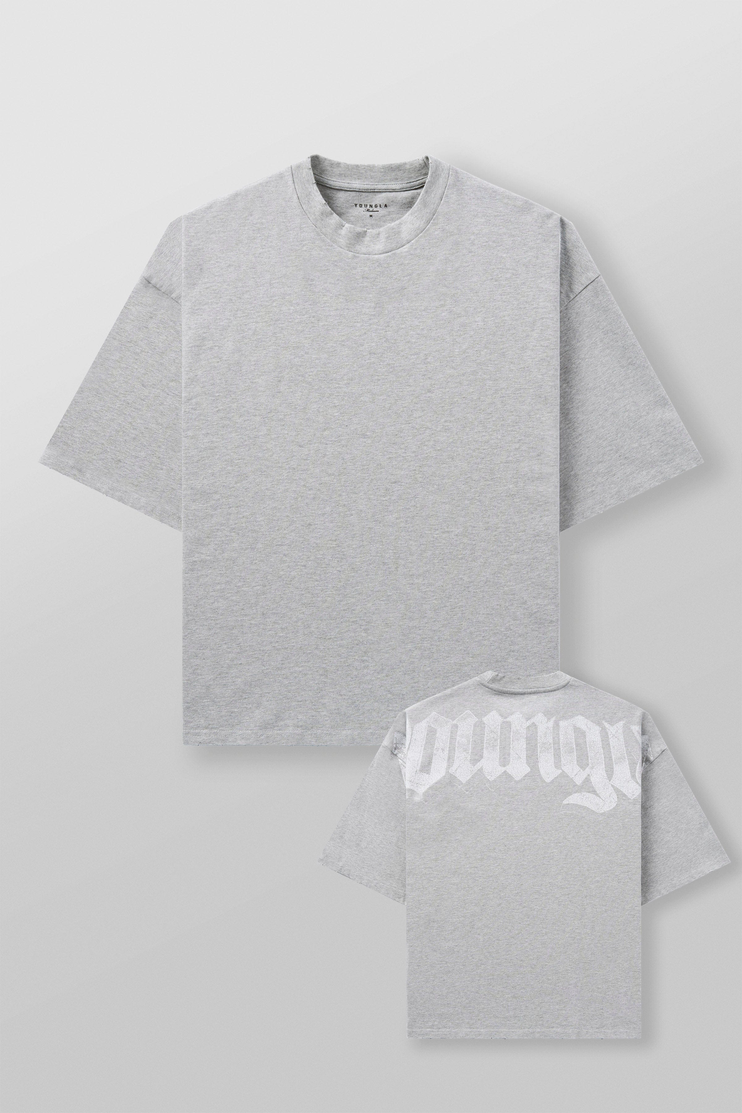 4159 - Huge Tees - Heather Grey