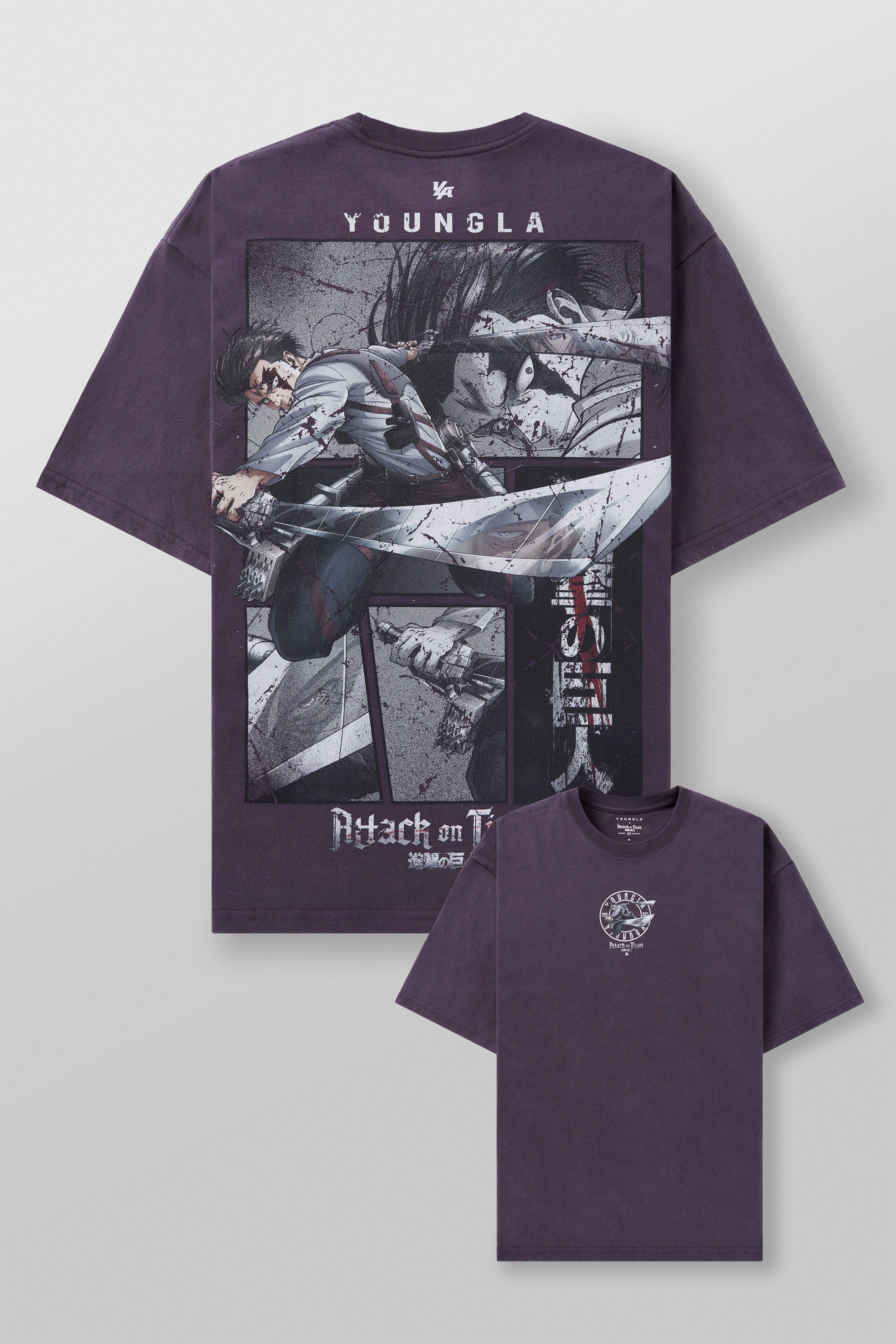 4191 - AOT© x YLA Classic Tees - Hero Levi