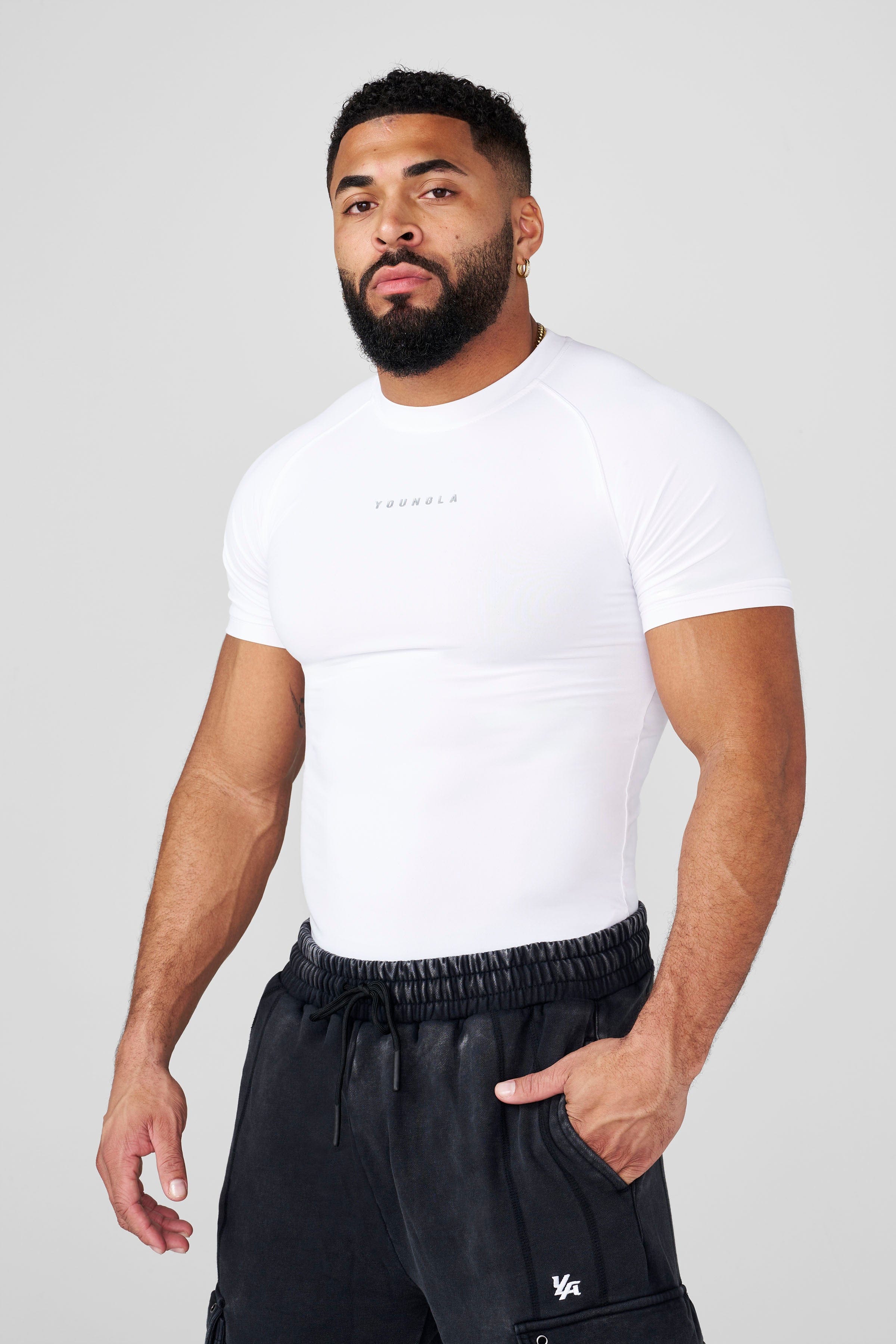 4193 - Classic Compression Tees - White